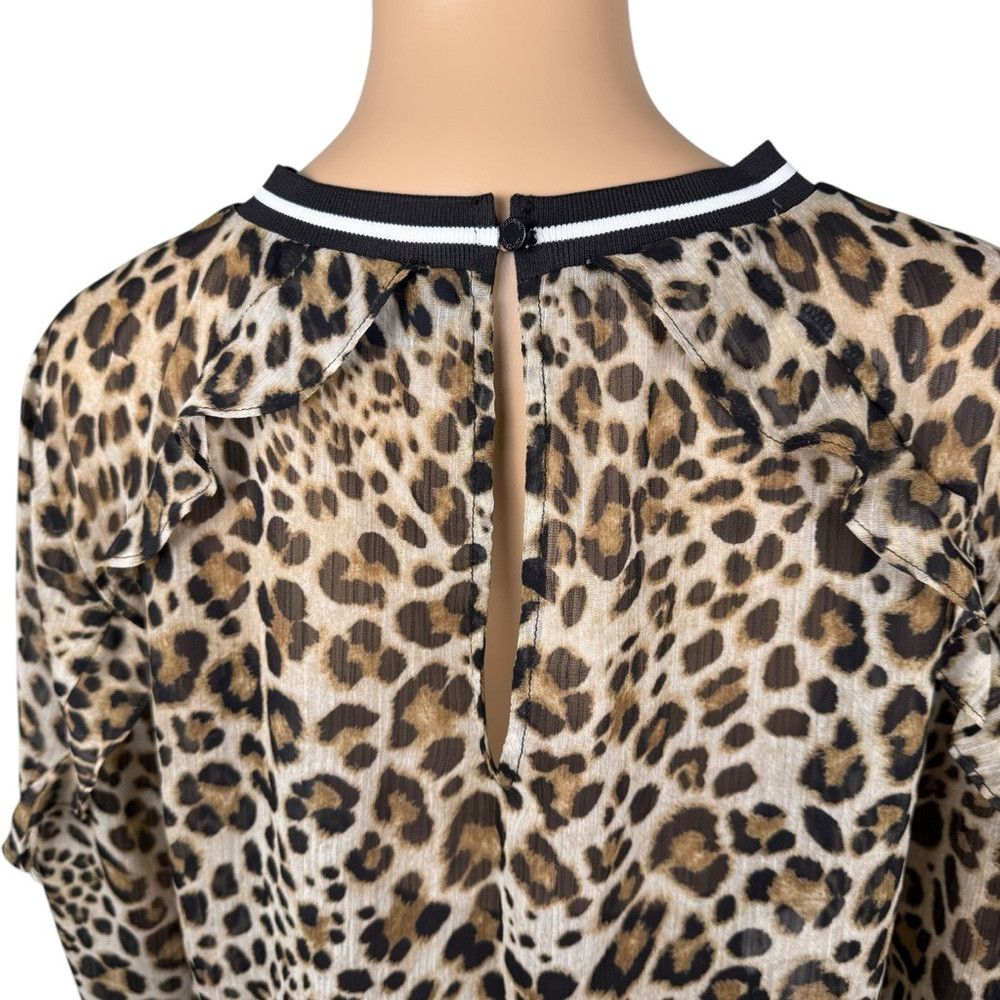 Other Rachel Rachel Roy Sheer Leopard Print Blouse Size 12 Size XL / US 12-14 / IT 48-50 - 9 Thumbnail