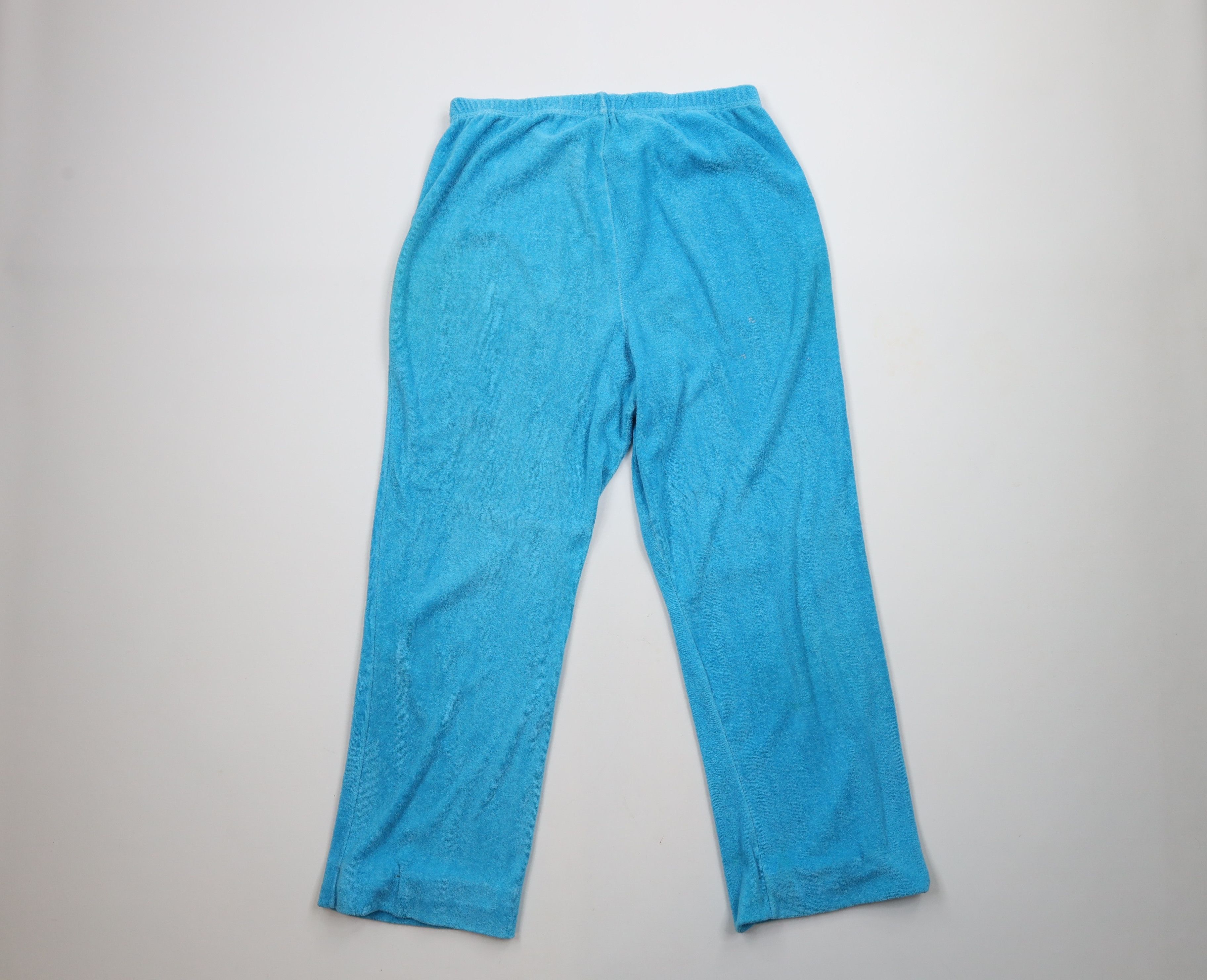 Vintage Vintage 70s Streetwear Terry Cloth Bell Bottoms Pants USA Size 38" / US 16 / IT 52 - 11 Thumbnail