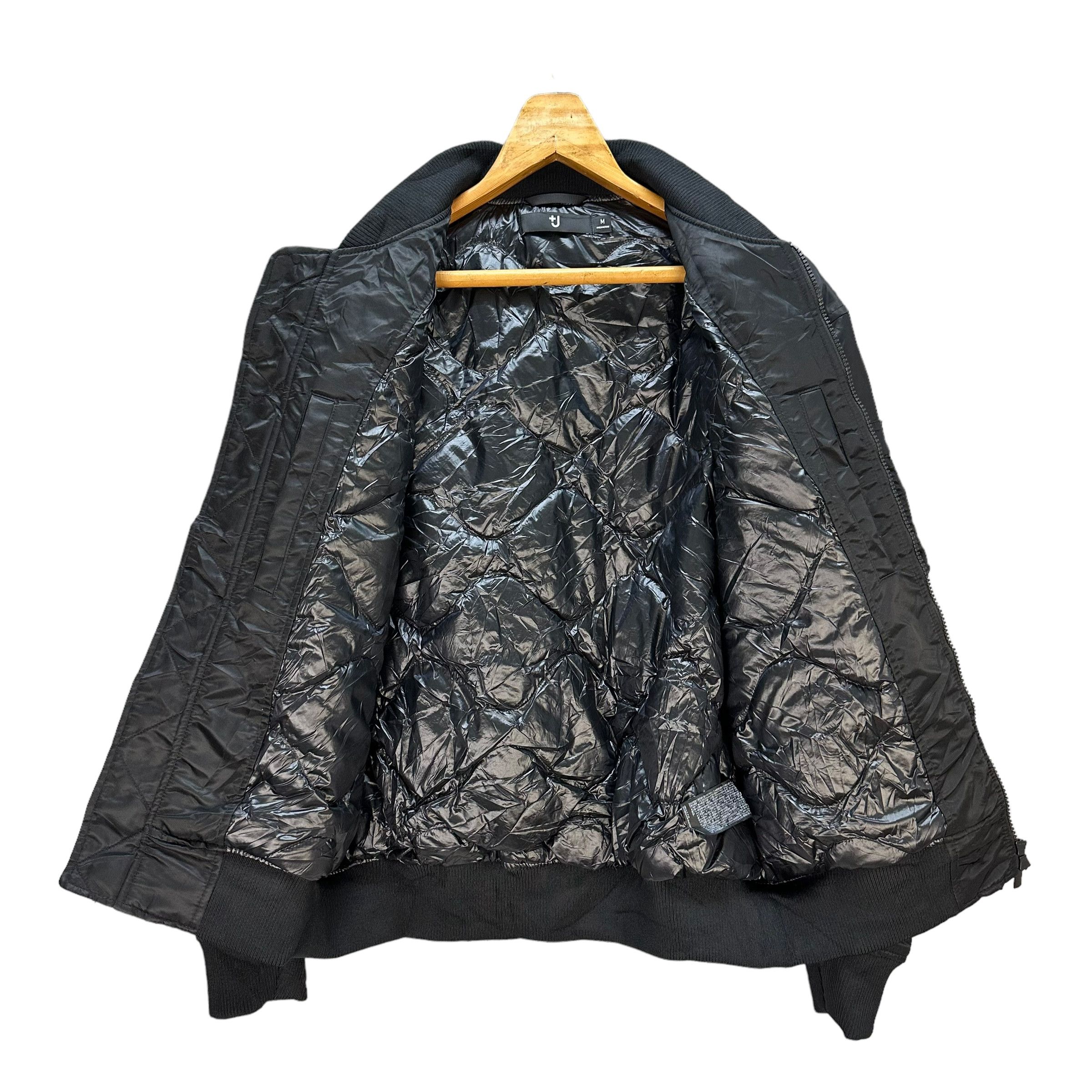 Japanese Brand +J Black Bomber Jacket #A3-0062 Size US M / EU 48-50 / 2 - 8 Thumbnail