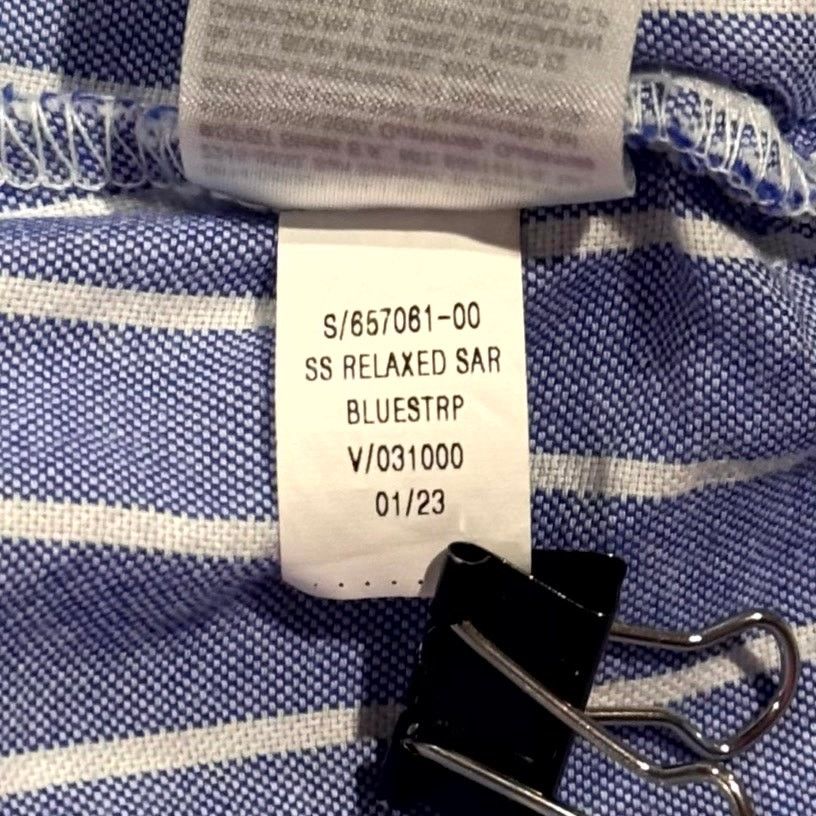 Old Navy Old Navy Wrap Top Plus Size 3X Blue Striped Crop Coastal Size 3XL / US 20-22 - 5 Thumbnail