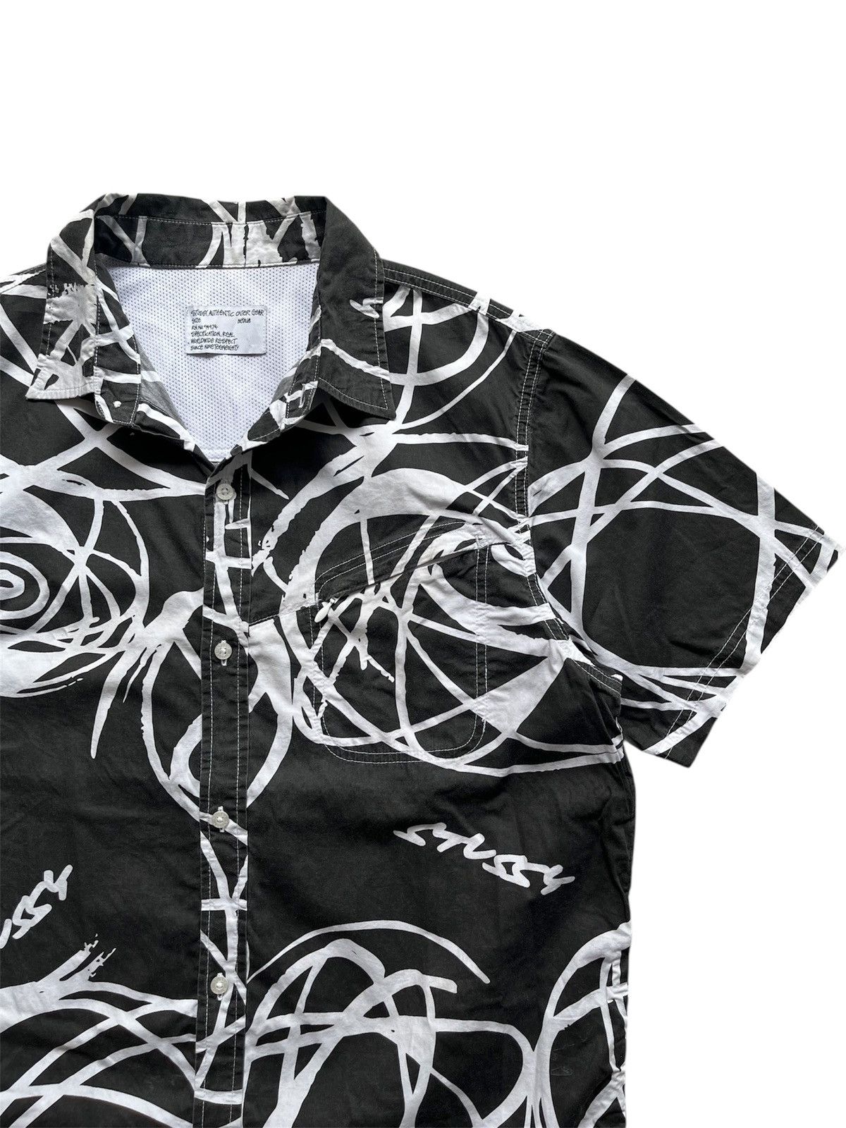 Stussy Stüssy x Futura Lab Button Up Shirt Size US M / EU 48-50 / 2 - 3 Thumbnail