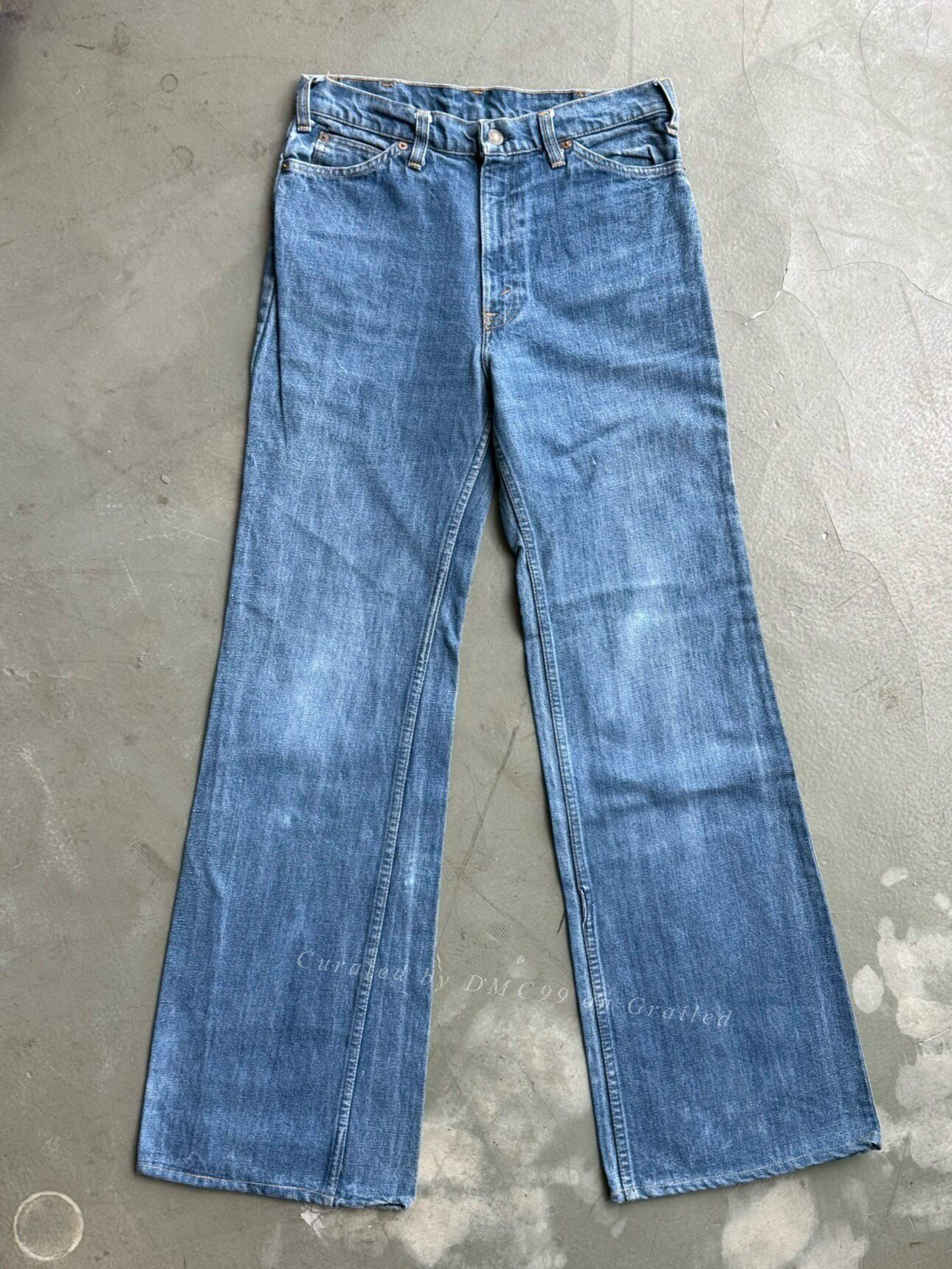 Vintage Vintage Levi's 521 70s Flare Jeans Size US 30 / EU 46 - 1 Thumbnail