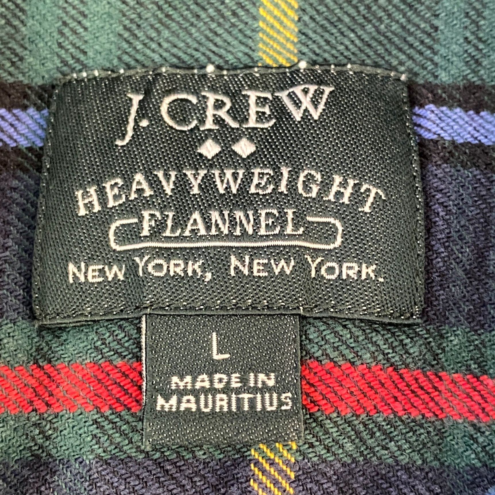 J.Crew J Crew Shirt Mens Large Heavyweight Flannel Multicolor Plaid Button Up Size US L / EU 52-54 / 3 - 3 Thumbnail