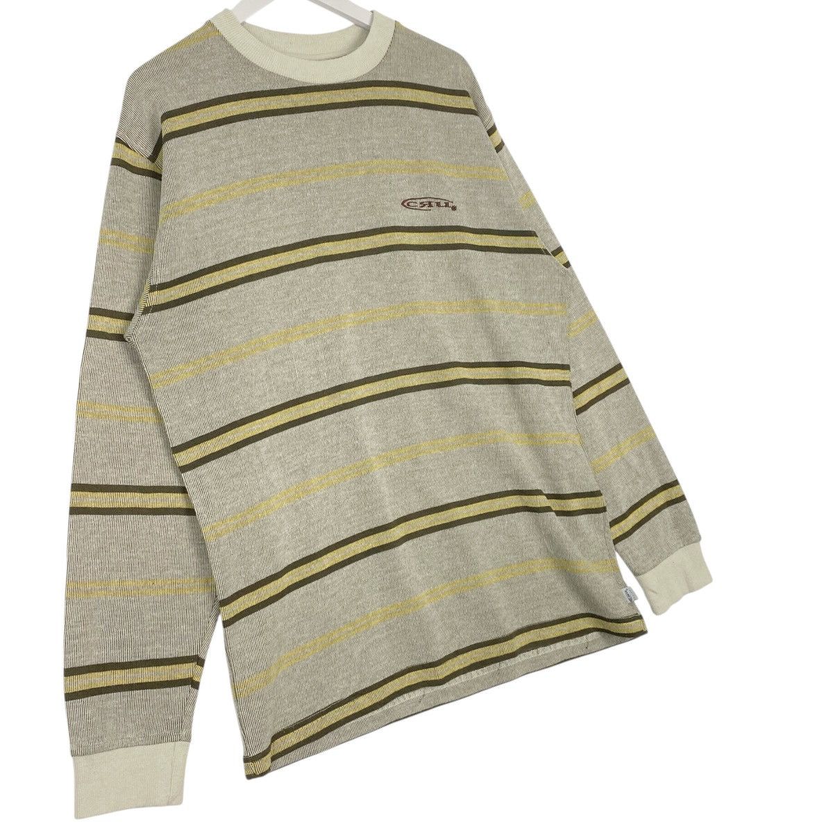 Other Vintage CRU Surf Design Striped Sweater Pullover Jumper XL Size US XL / EU 56 / 4 - 3 Thumbnail
