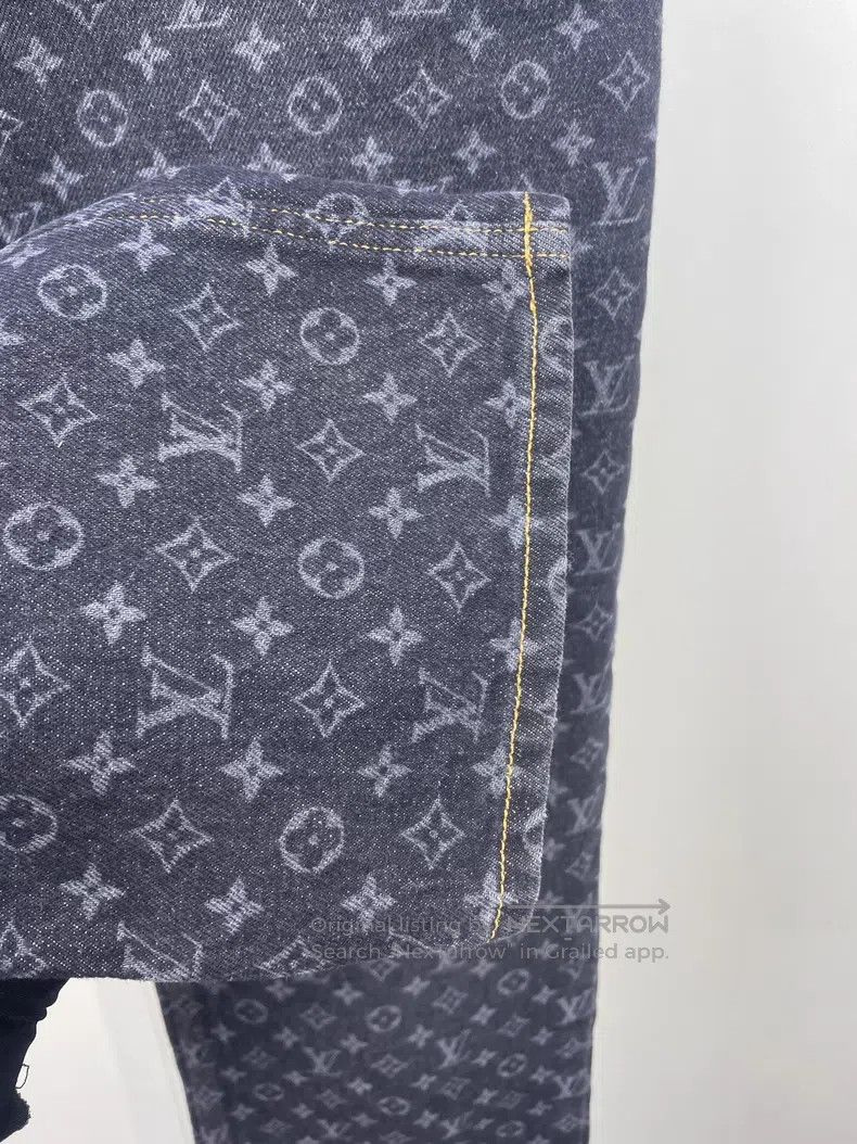 Louis Vuitton Louis Vuitton 25 Hot Style Old Flower Full Print Jeans Size US 38 / EU 54 - 6 Thumbnail