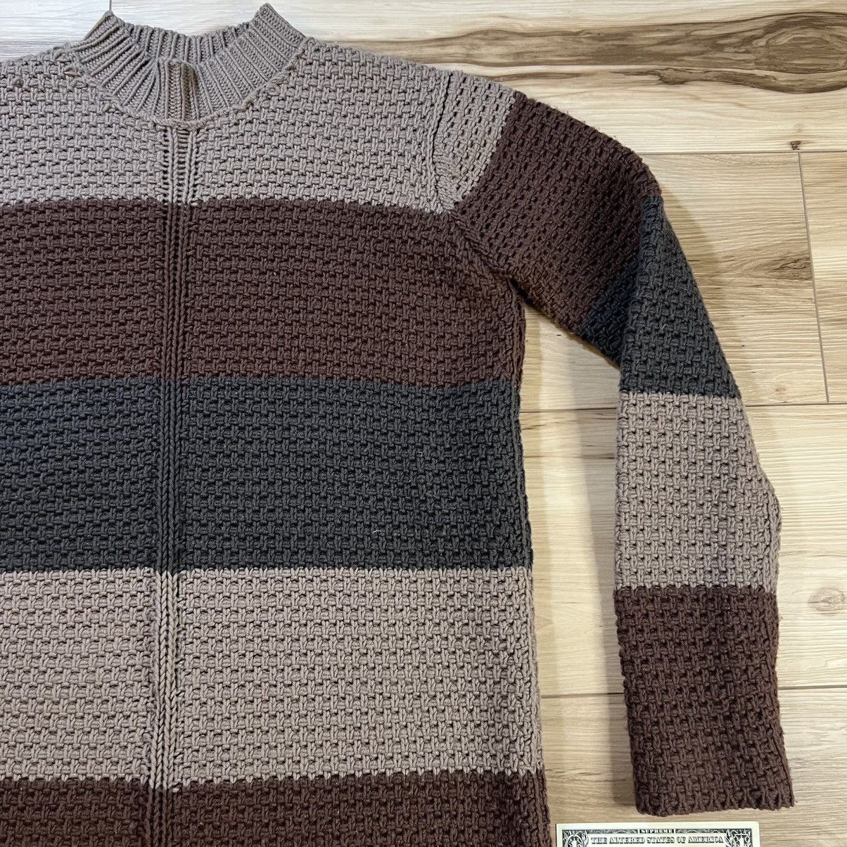 Rick Owens Rick Owens FW16 Mastodon Long Striped Knit Wool Sweater Size US M / EU 48-50 / 2 - 6 Thumbnail