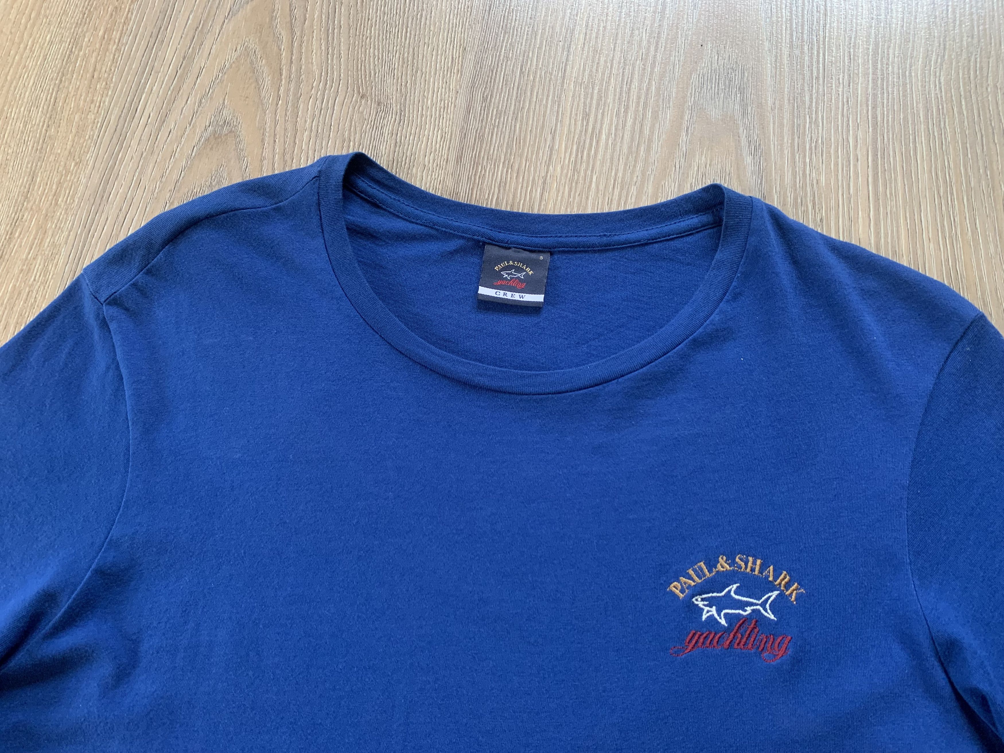 Paul & Shark Vintage Paul & Shark Yachting Crew Blue T Shirt Size US S / EU 44-46 / 1 - 4 Thumbnail