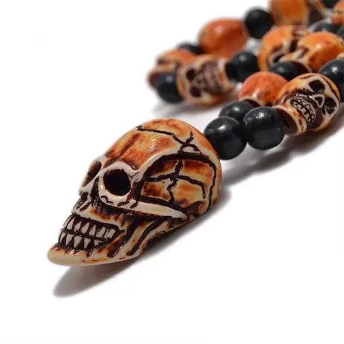 Jewelry Skull Beads Necklace Size ONE SIZE - 4 Thumbnail
