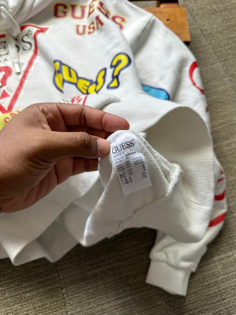 Guess × Other GUESS ALL LOGO HOODIE Size US XL / EU 56 / 4 - 5 Thumbnail