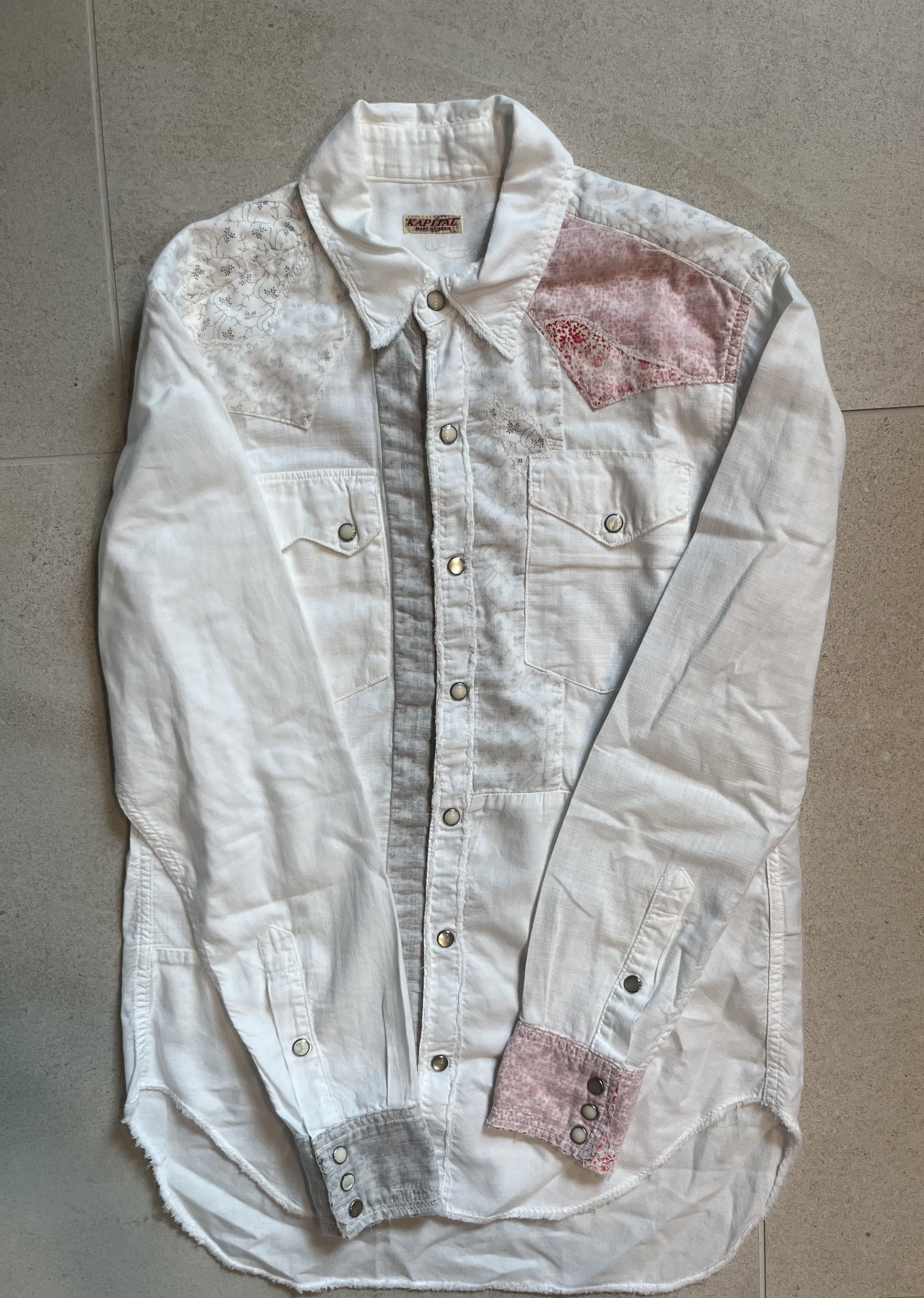 Kapital Kapital Patchwork Western Shirt Size US M / EU 48-50 / 2 - 2 Thumbnail