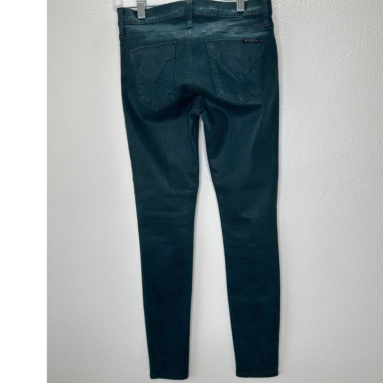 Hudson Hudson Midrise Dark Teal Nico Super Skinny Jean i26 Size 26" / US 2 / IT 38 - 6 Thumbnail