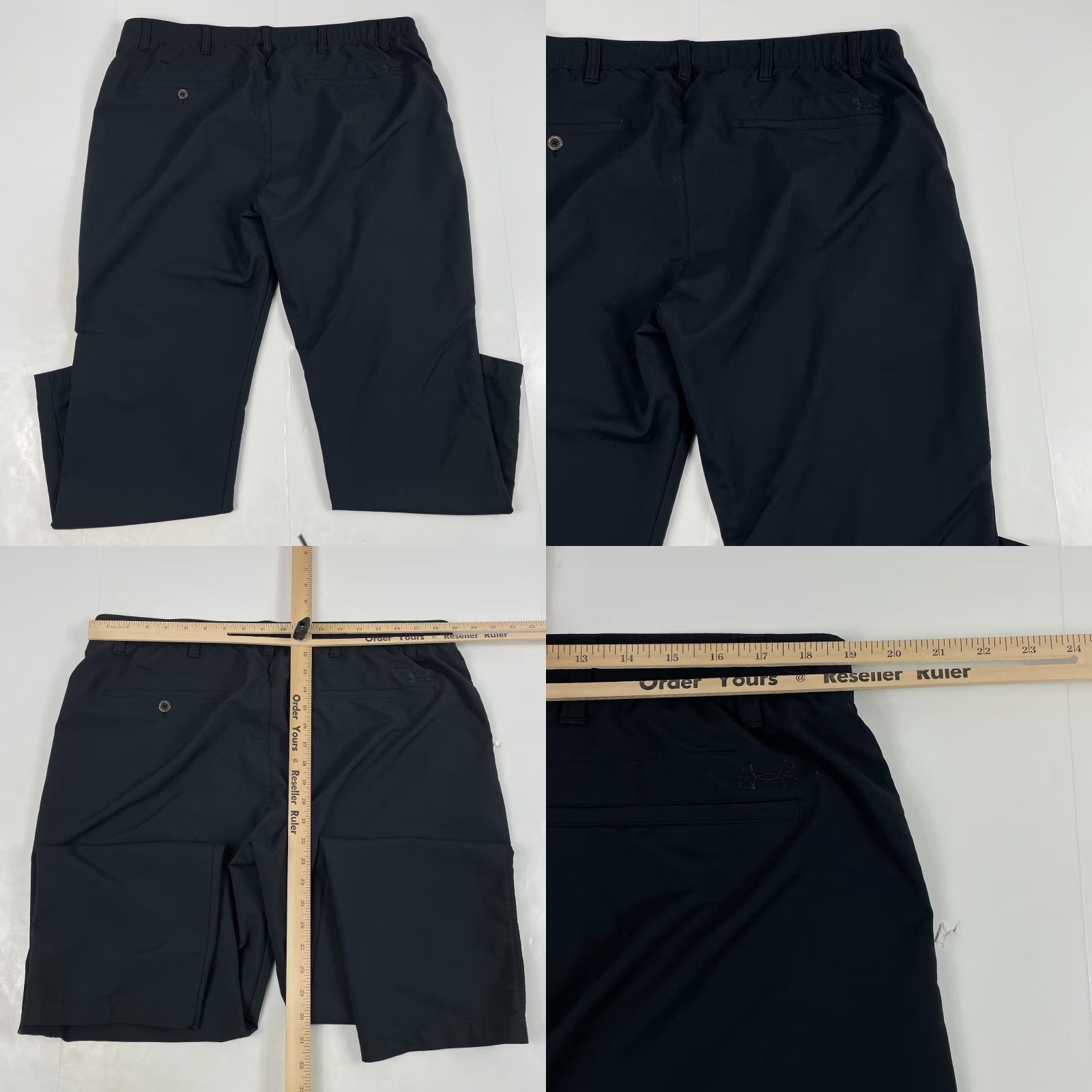 Under Armour Under Armour Pants Mens 40 x 30 Black Straight Leg Performance Golfer Golfing Size US 40 / EU 56 - 8 Thumbnail