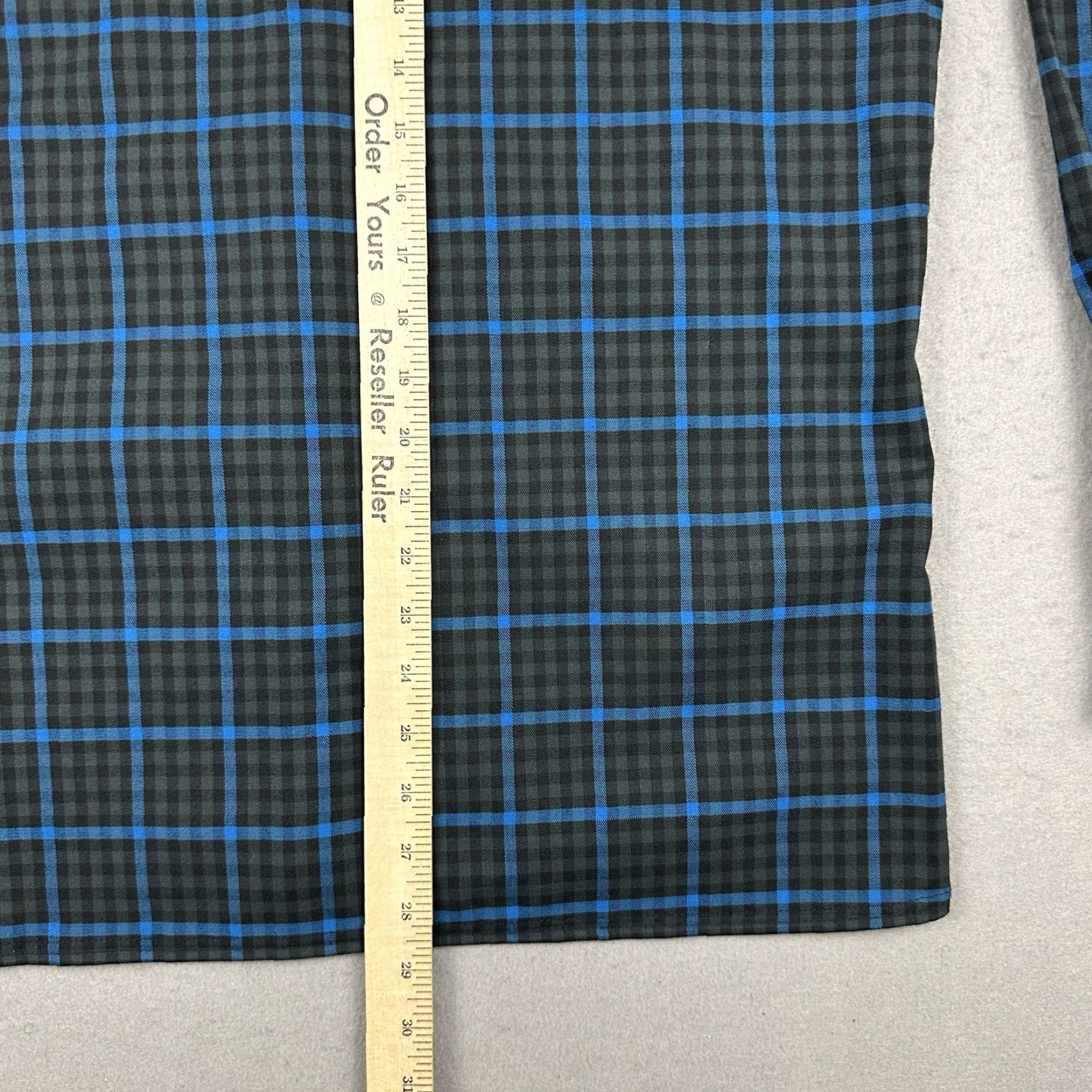 KJUS KJUS Shirt Men M Blue Plaid Long Sleeve Button-Up with Pockets, Cotton, Casual Outdoor, Regular Fit Size US M / EU 48-50 / 2 - 6 Thumbnail