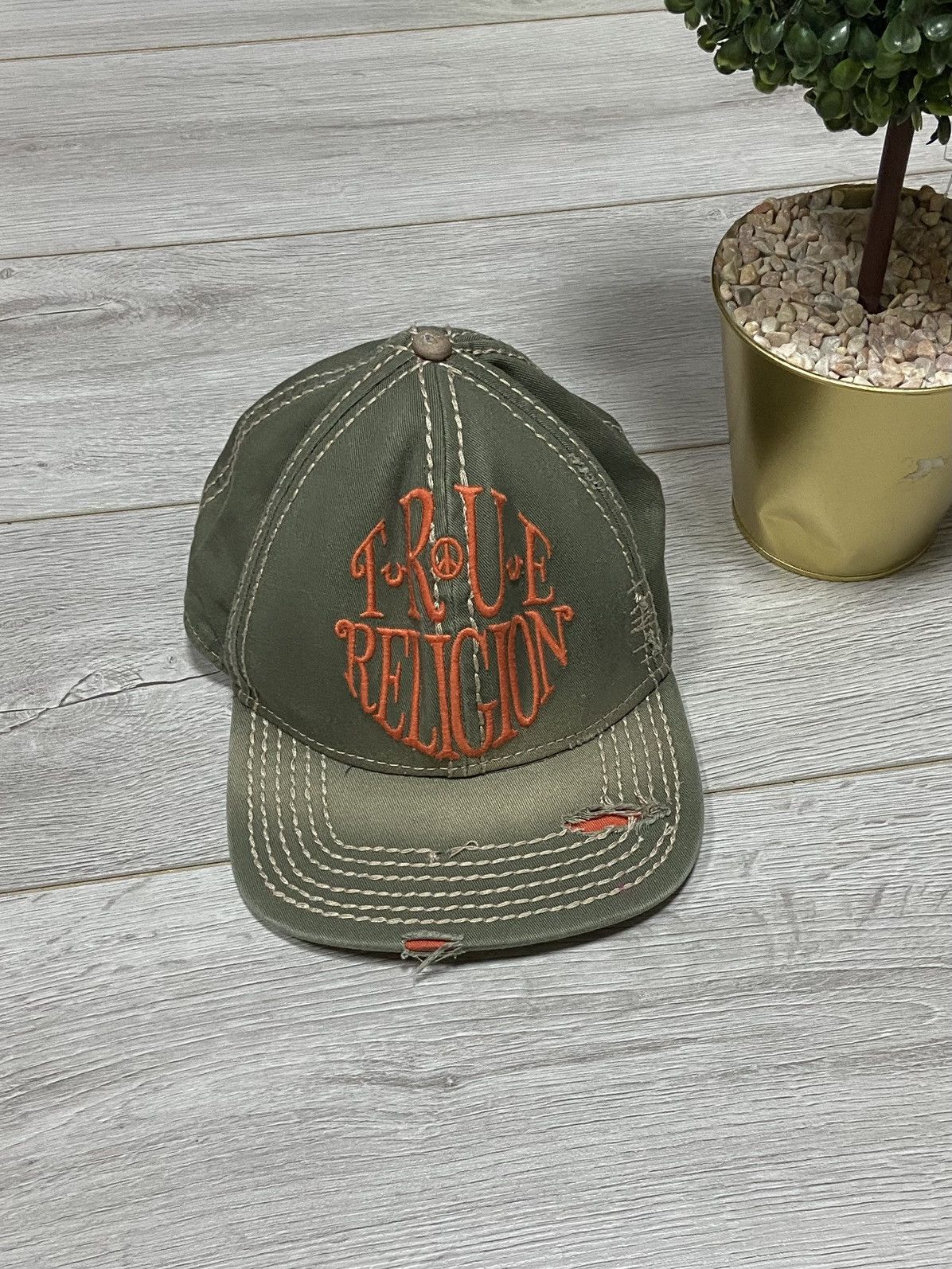 True Religion True Religion vintage USA horseshoe stitched cap SnapBack Size ONE SIZE - 1 Thumbnail