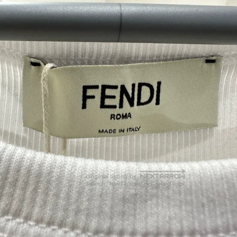 Fendi Fendi Letter Double F Embroidered Vest Cotton Size XS / US 0-2 / IT 36-38 - 3 Thumbnail