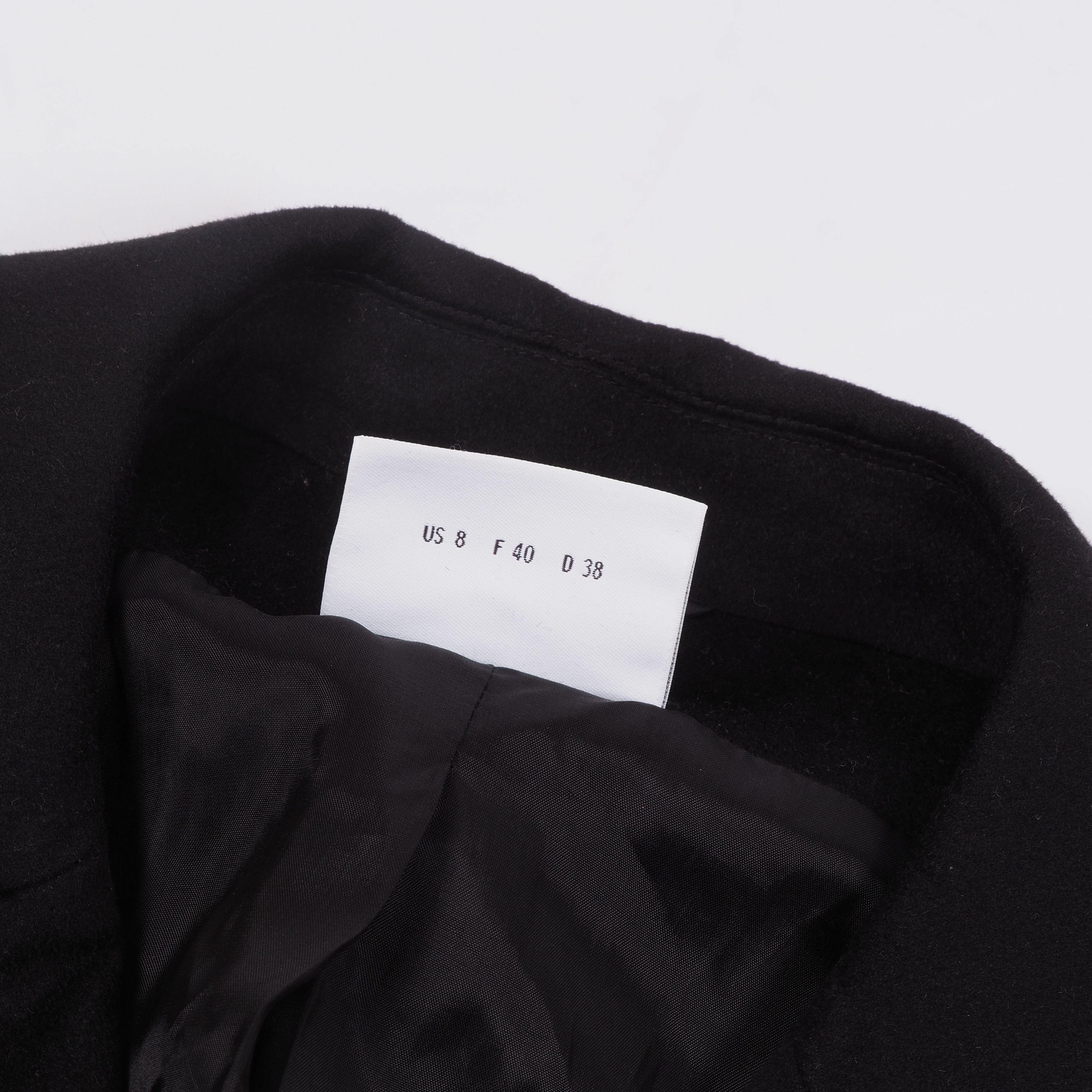 Akris Akris Wool Angora Black Blazer Jacket Size M / US 6-8 / IT 42-44 - 6 Thumbnail
