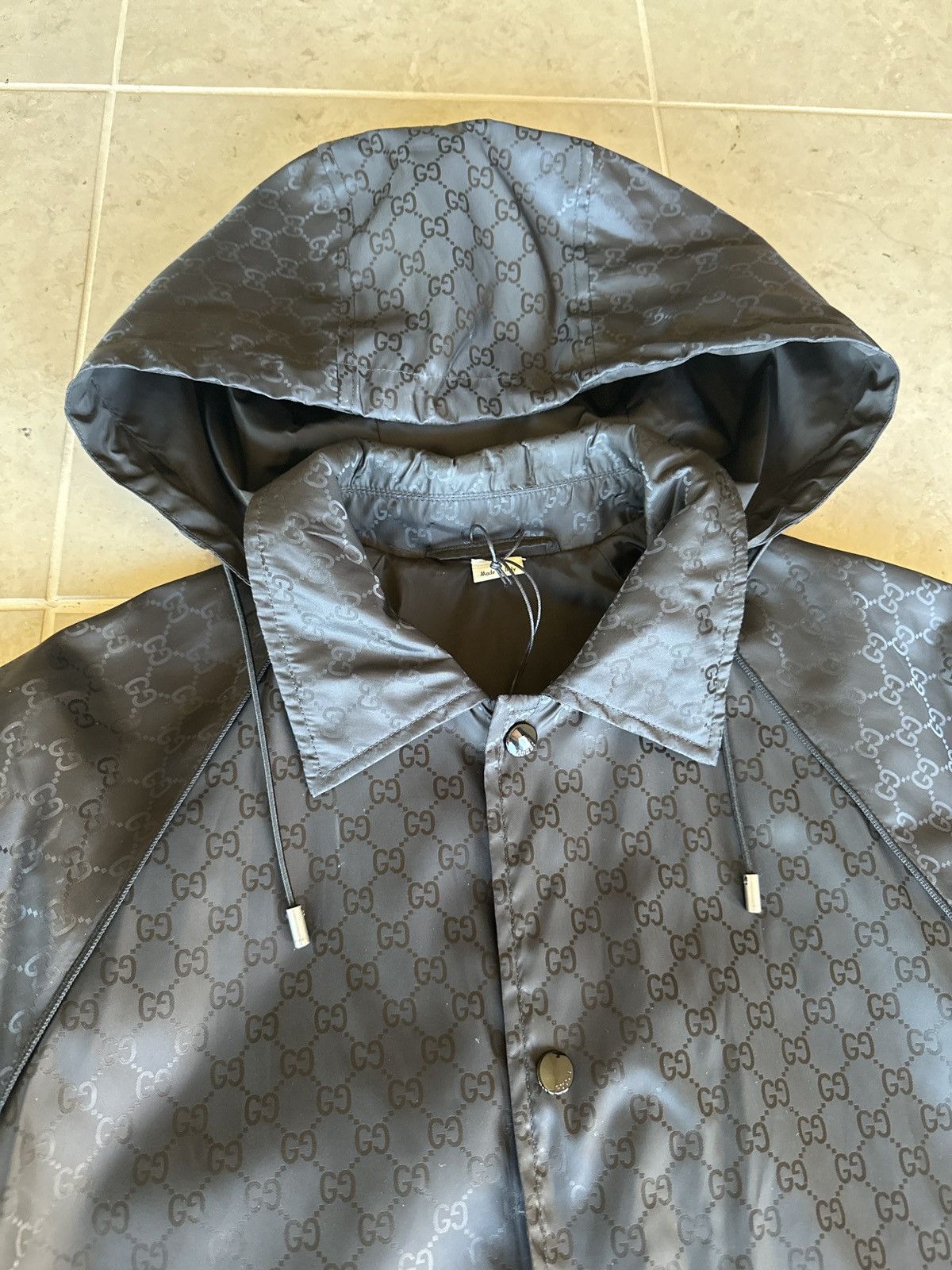 Gucci Gucci GG Nylon Jacquard Blouson Jacket - NWT Size US M / EU 48-50 / 2 - 6 Thumbnail