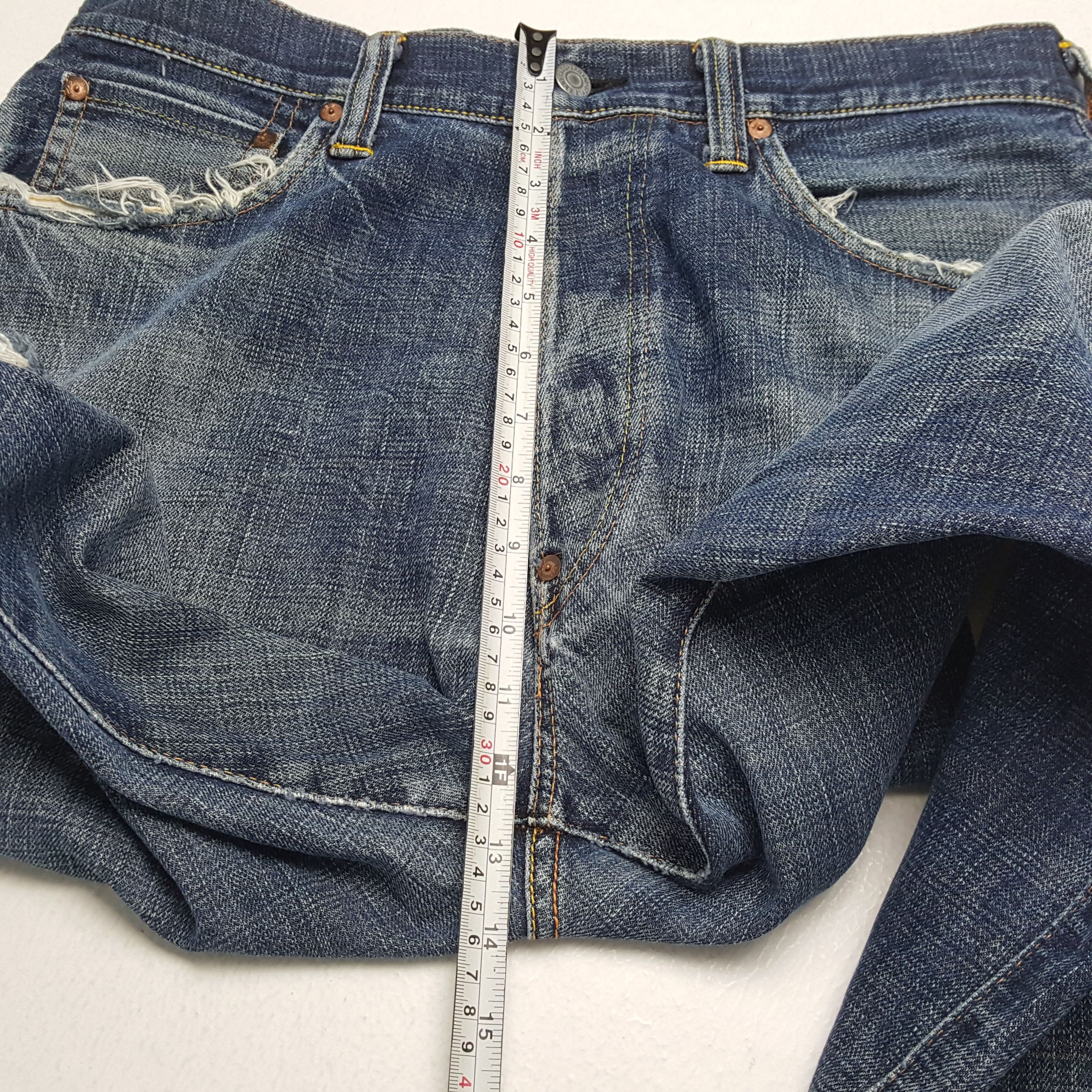 Evisu × Japanese Brand × Vintage Vintage EVISU Japanese Brand Daicock Custom Distressed Jean Size US 32 / EU 48 - 8 Thumbnail