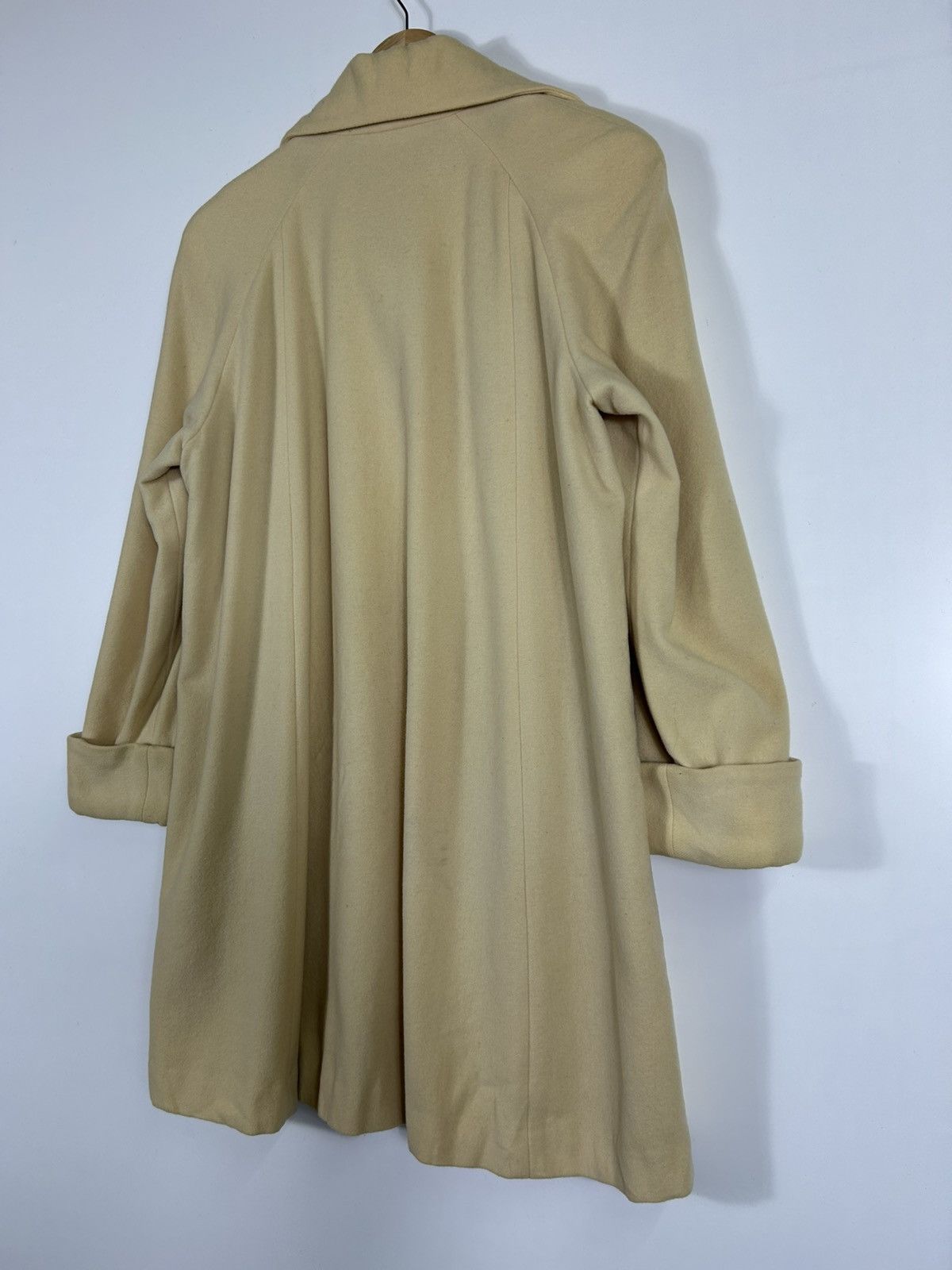 Designer × Norma Kamali × Vintage 🔥Norma Kamali Button Waterfall Collar Coat Jacket Size M / US 6-8 / IT 42-44 - 14 Thumbnail