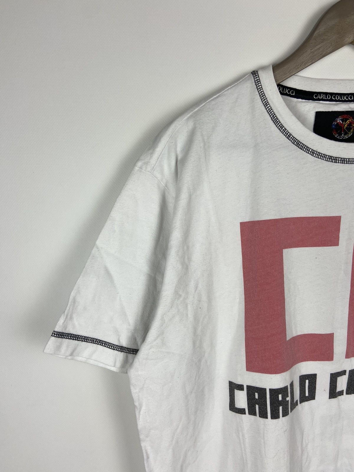 Carlo Colucci × Designer Carlo Colucci T-Shirt Big Logo Print Short Sleeve Men’s Size US M / EU 48-50 / 2 - 5 Thumbnail