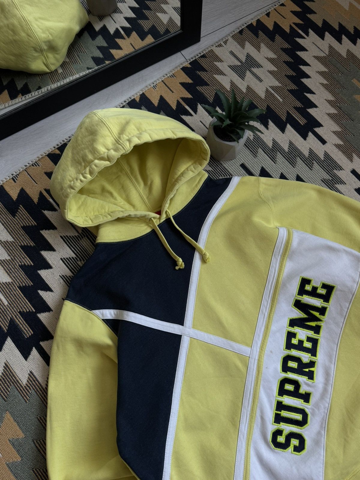 Supreme Supreme Diagonal Logo Hoodie Size US M / EU 48-50 / 2 - 4 Thumbnail