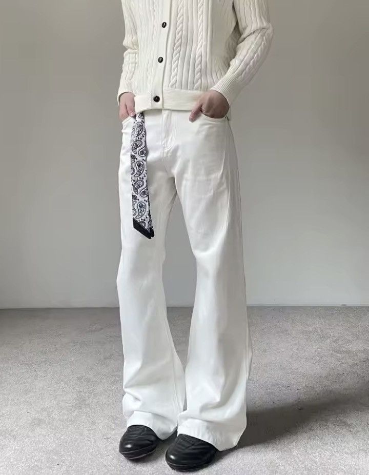Jean Otl Prada Loewe rafsimons style opium bootcut flared jeans Size US 35 - 1 Thumbnail