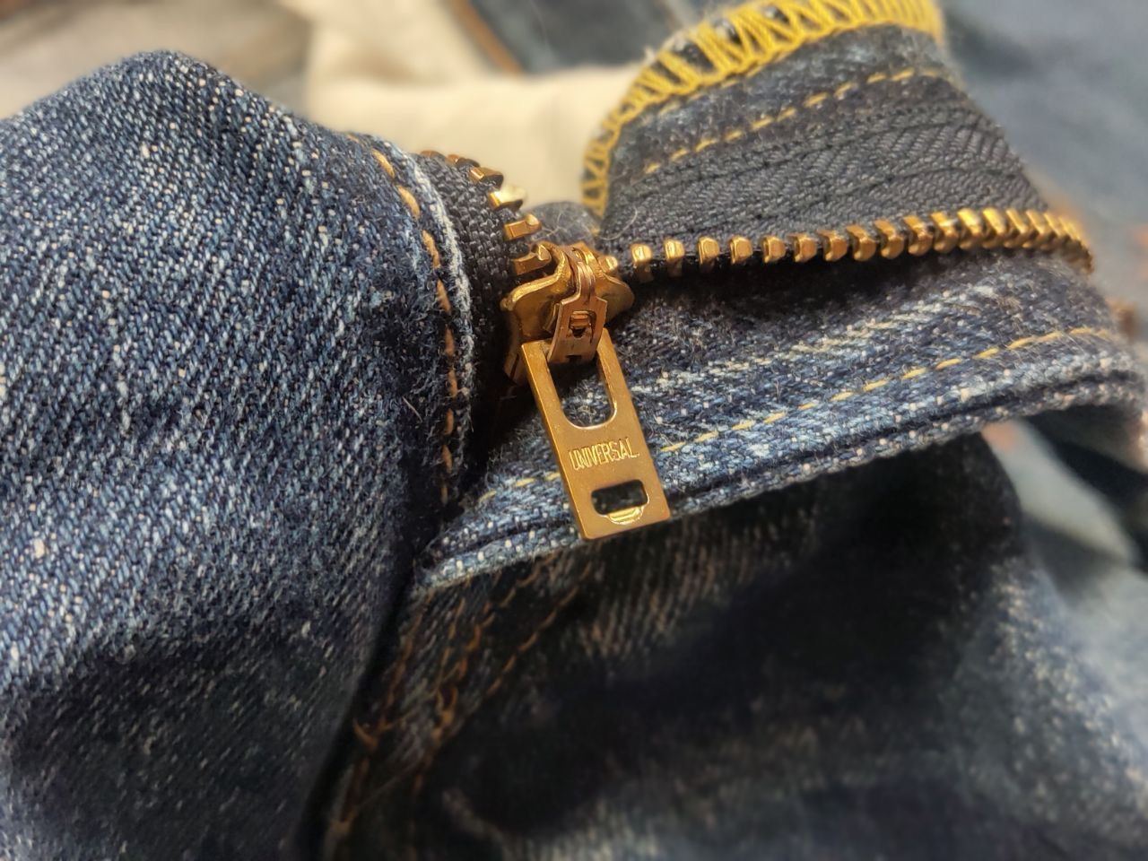 Orslow Vintage OrSlow Japan Selvedge Distressed paint Denim Jeans Size US 32 / EU 48 - 17 Thumbnail