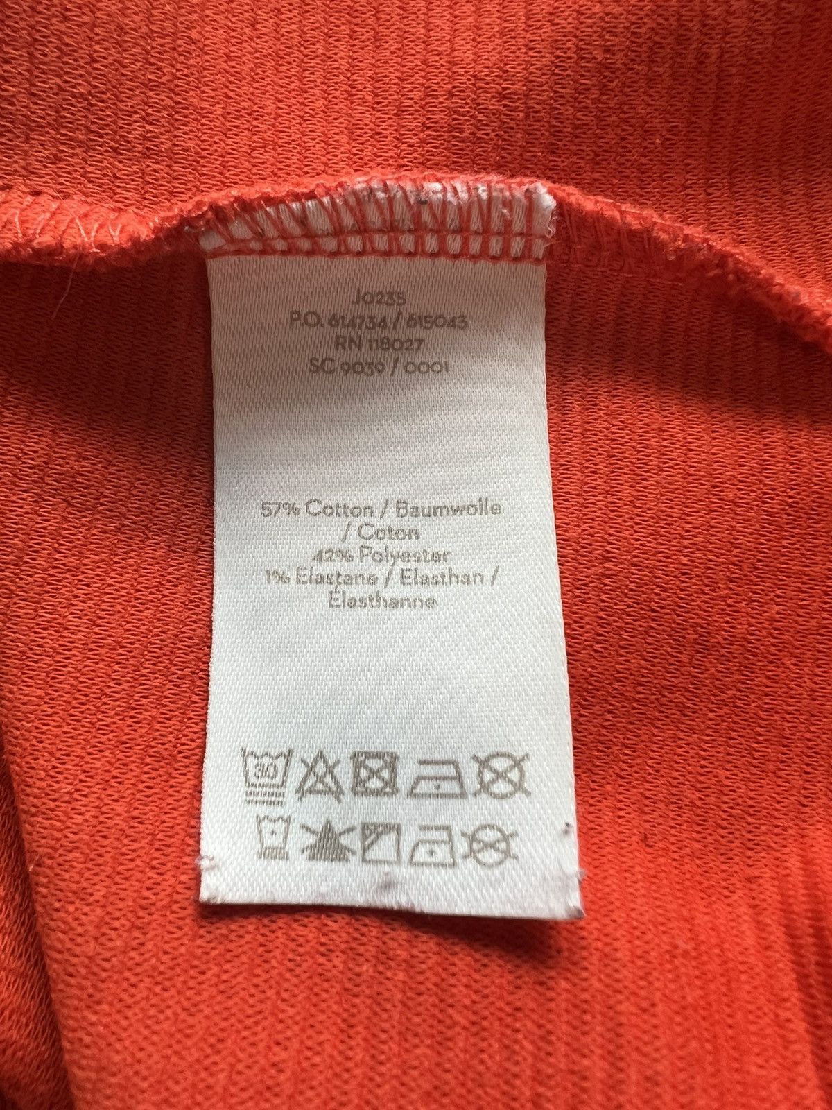 Boden Boden Orange Jasmine Ottoman Ribbed V-Neck Dress Pockets 6R Size M / US 6-8 / IT 42-44 - 4 Thumbnail