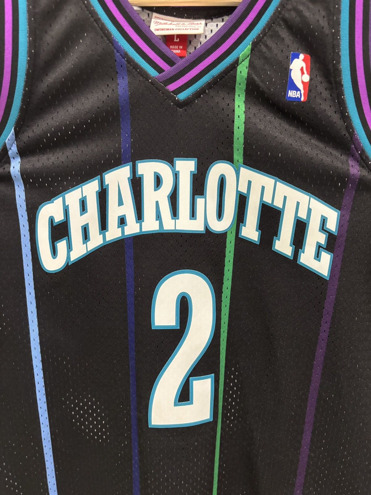 Mitchell & Ness NBA Charlotte Hornets Larry Johnson Jersey Mitchell Ness Size US L / EU 52-54 / 3 - 2 Thumbnail