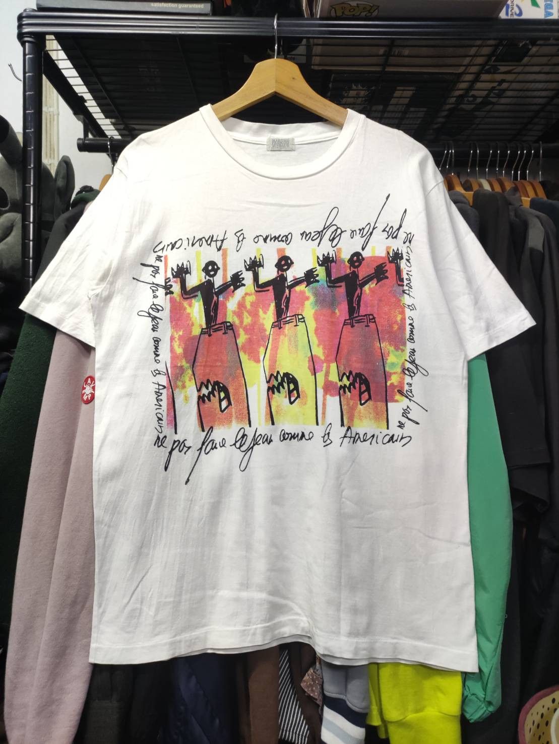 Marithe + Francois Girbaud Marithe + Francois Girbaud Art Graphic T-Shirt Size US M / EU 48-50 / 2 - 2 Thumbnail