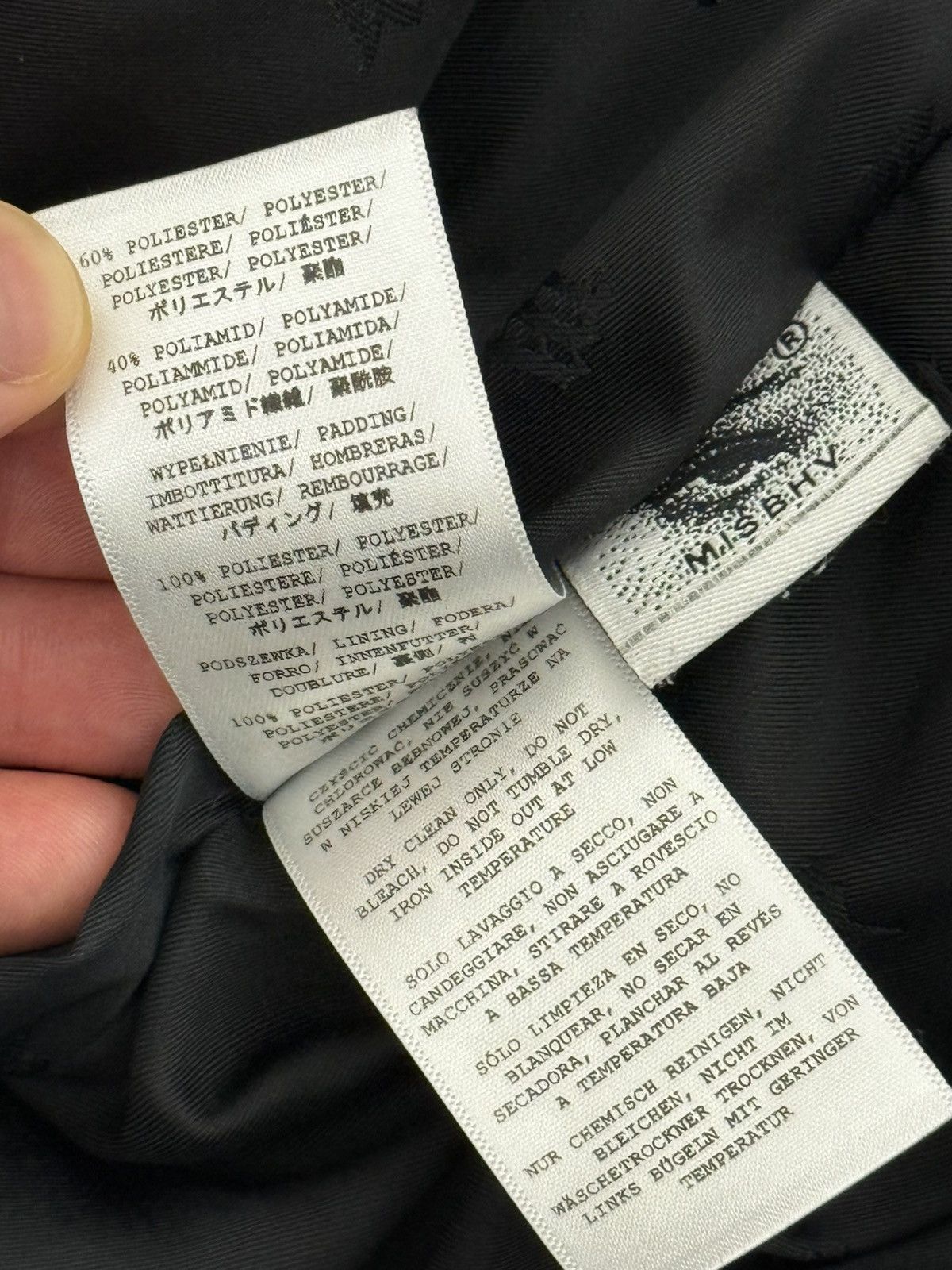 Misbhv MISBHV Black Monogram Jacket XL Size US XL / EU 56 / 4 - 9 Thumbnail