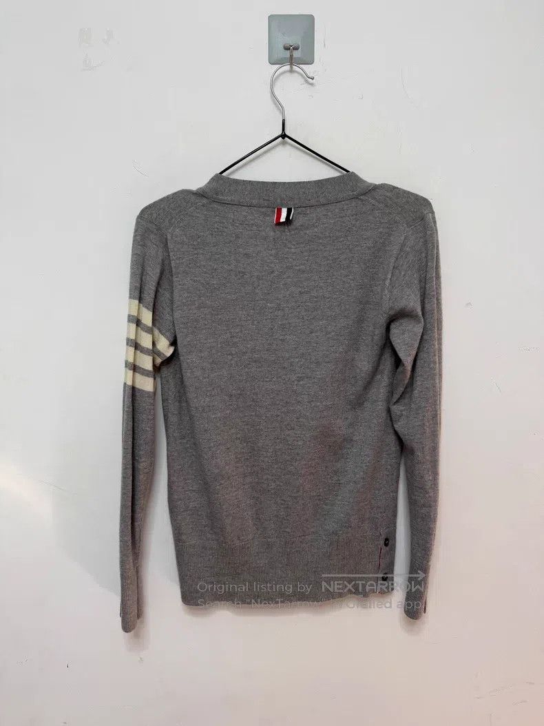 Thom Browne Thom Browne Spring and Autumn Sweater Gray Size US XS / EU 42 / 0 - 2 Thumbnail