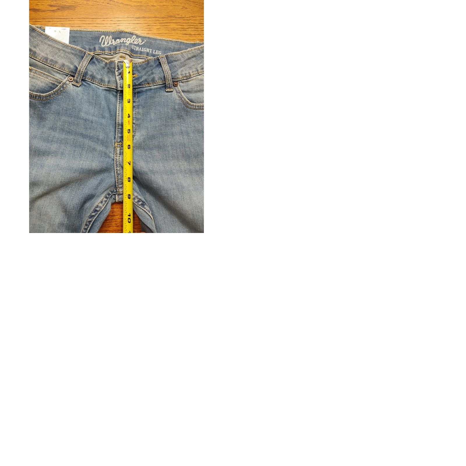 Wrangler VINTAGE Wrangler Jeans Womens 5-Pocket Straight Leg Blue Denim 28x32 Cowgirl Retro Western Womens Jeans Size 26" / US 2 / IT 38 - 9 Thumbnail