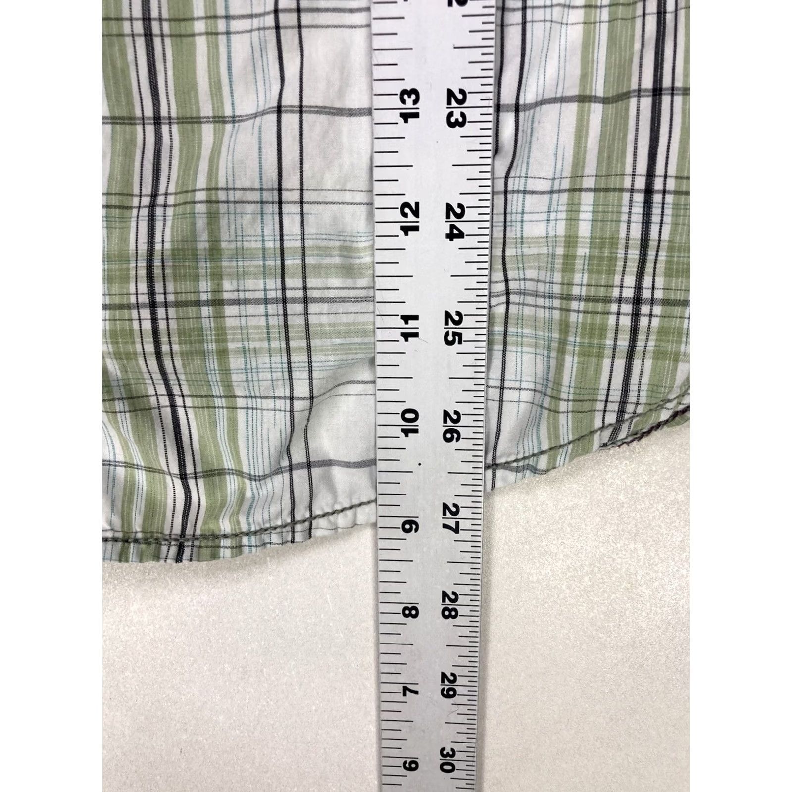 DKNY VINTAGE DKNY Rock & Roll NYC Car Guitar Print Plaid Shirt Men Large Green Long Sleeve Size US L / EU 52-54 / 3 - 8 Thumbnail