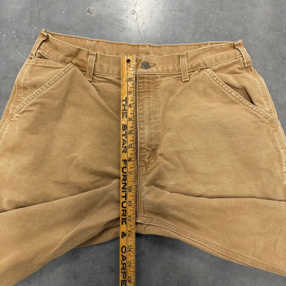 Carhartt × Carhartt Wip × Vintage Vintage Y2K Carhartt Faded Distressed Carpenter Pants Size US 32 / EU 48 - 19 Thumbnail