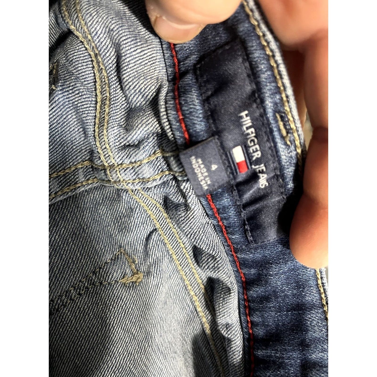 Tommy Hilfiger Tommy Hilfiger Women's Blue Tribeca Stretch Skinny Jeans Pants Size 4 Size 27" / US 4 / IT 40 - 5 Thumbnail