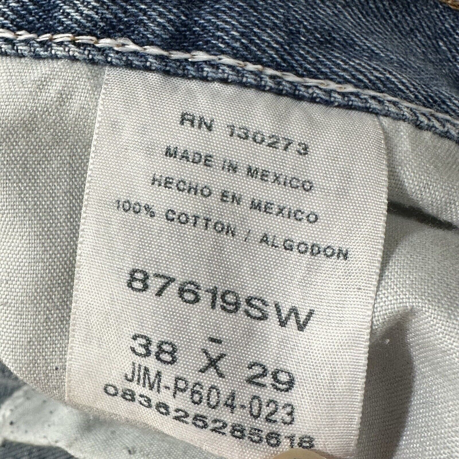 Wrangler Vintage Wrangler Rustler 38x29 Straight Leg Denim Blue Jeans Size US 38 / EU 54 - 4 Thumbnail