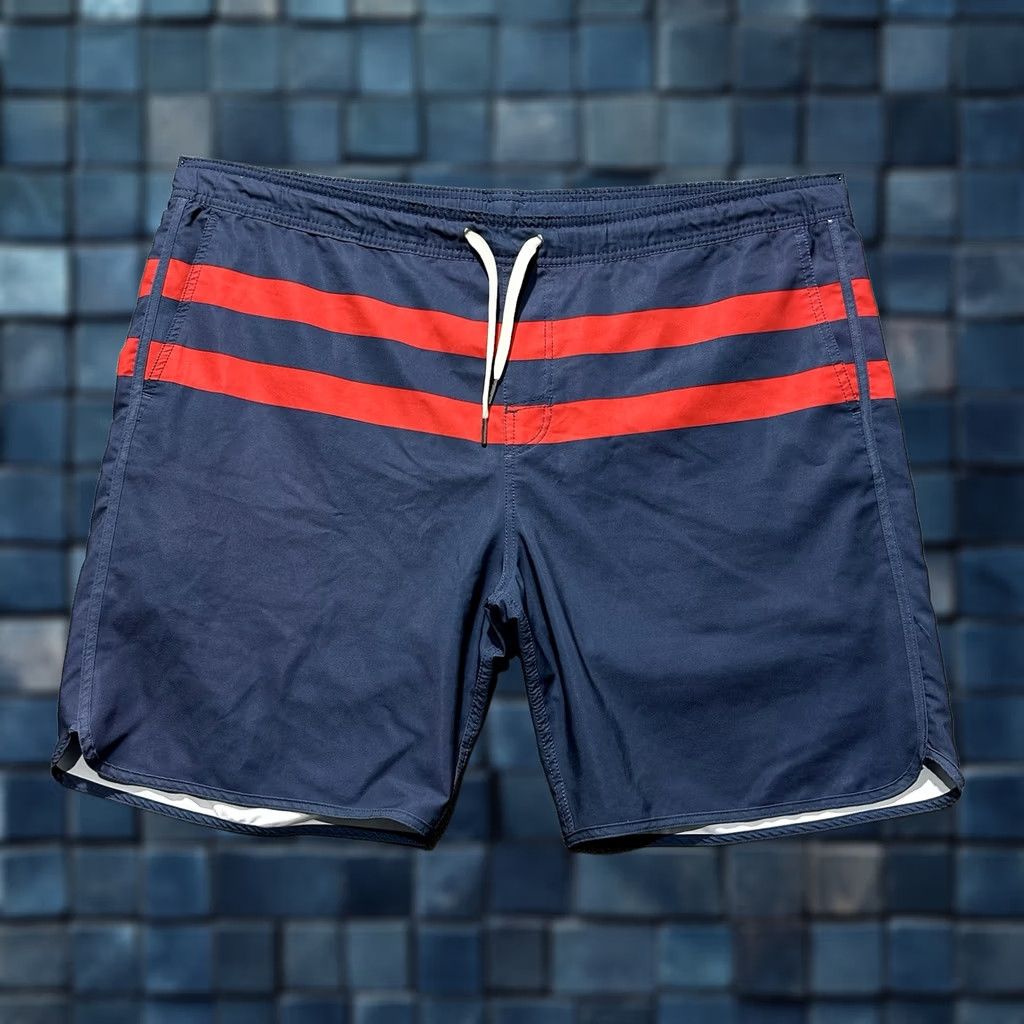 Vintage Fair Harbor The Anchor Swim Trunks Mens 2XL XXL Blue Striped Lined 44x8" FAIR Size US 39 - 1 Thumbnail