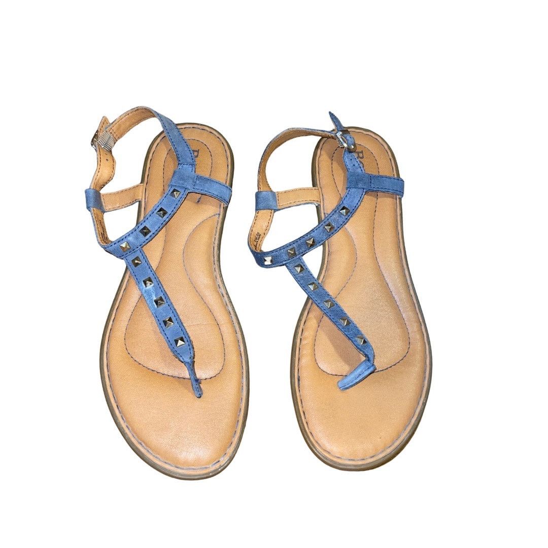 Born Adana Leather Studded Thong T-Strap Sandals 8 Beach Vacation Size US 8 / IT 38 - 1 Thumbnail