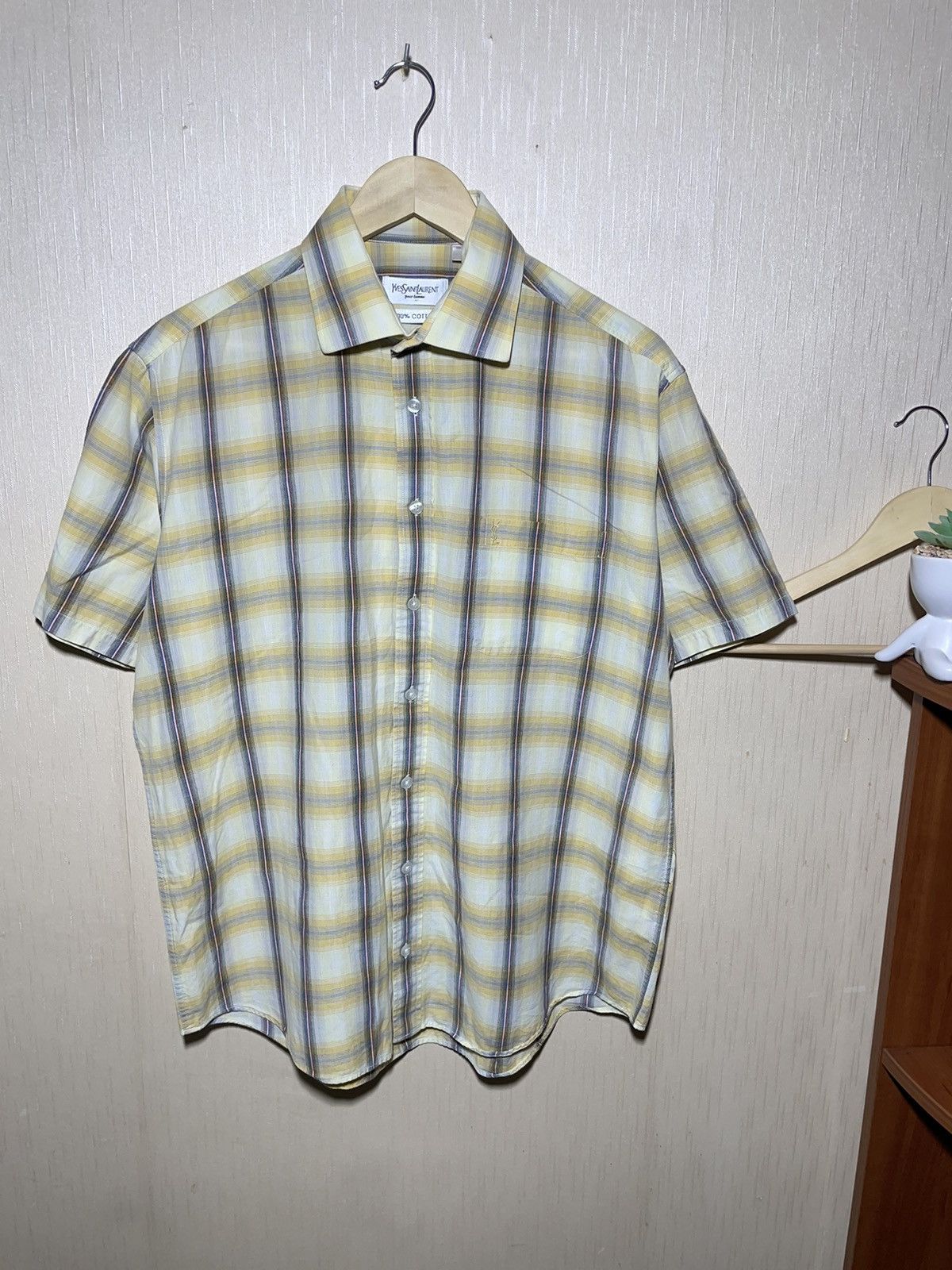Vintage × Yves Saint Laurent Yves Saint Laurent vintage streetwear shirt Size US L / EU 52-54 / 3 - 1 Thumbnail