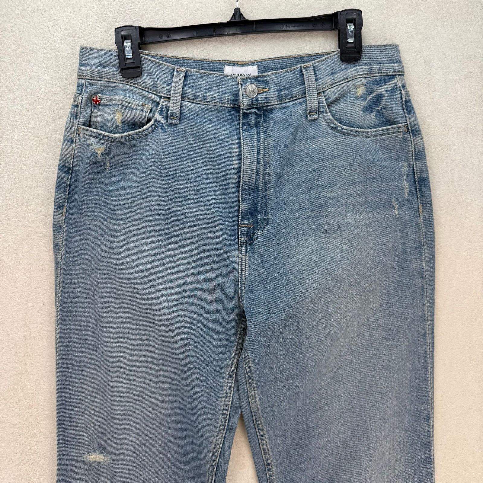 Hudson HUDSON WOMEN'S SIZE 32 NOA MID RISE STRAIGHT CROP LIGHT WA Size 32" / US 10 / IT 46 - 2 Thumbnail