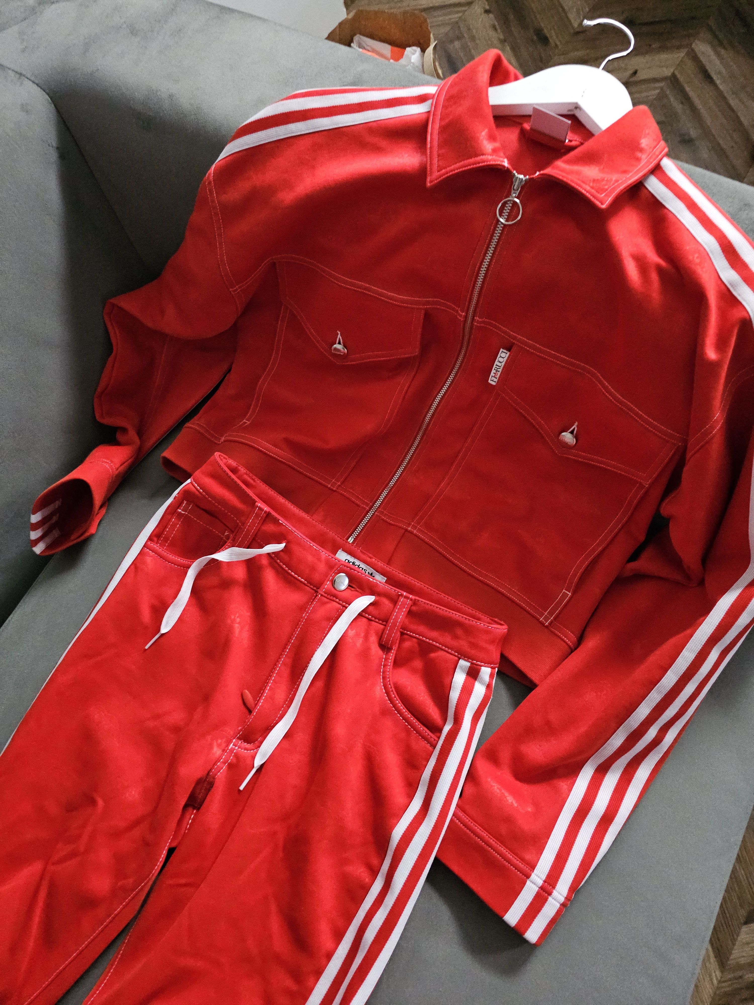 Adidas × Fiorucci Fiorucci pants slim Size 27" / US 4 / IT 40 - 1 Thumbnail