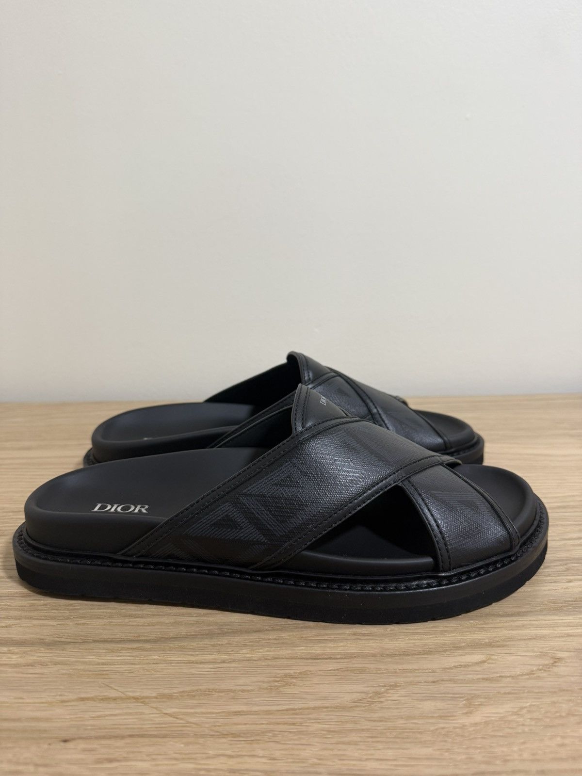 Dior NEW Dior Aqua Diamond Canvas Sandal size 8 Size US 8 / EU 41 - 4 Thumbnail