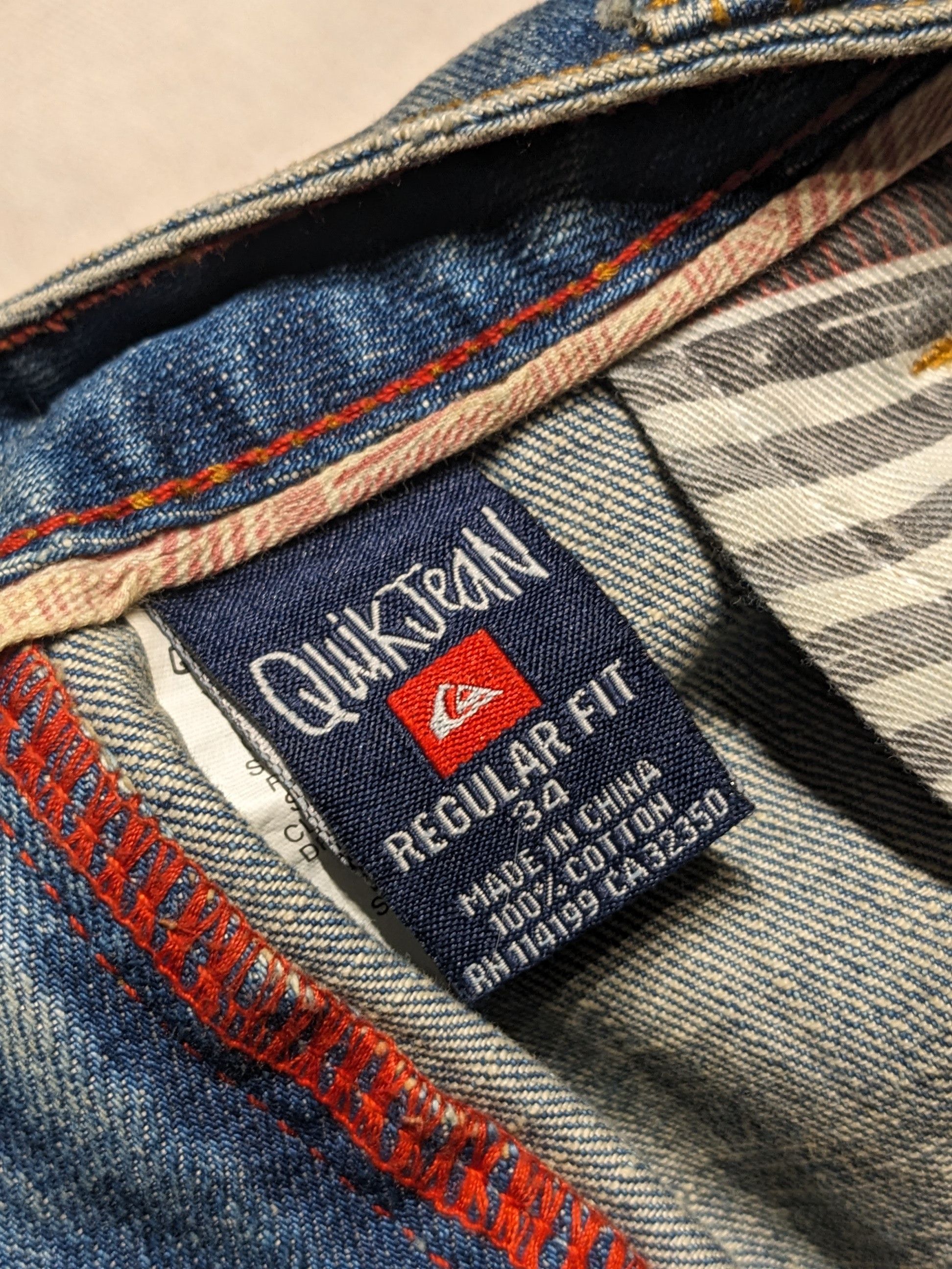 Quiksilver New old stock vintage Quiksilver loose fit jeans men's 34 32 Size US 34 / EU 50 - 9 Thumbnail