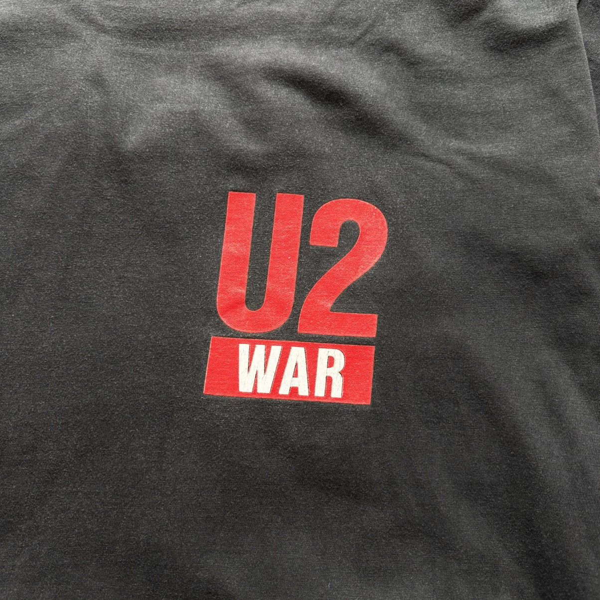 Vintage 1991 U2 War Tour (82-83’ War Album Era) Vintage Logo T-shirt Size US XL / EU 56 / 4 - 6 Thumbnail