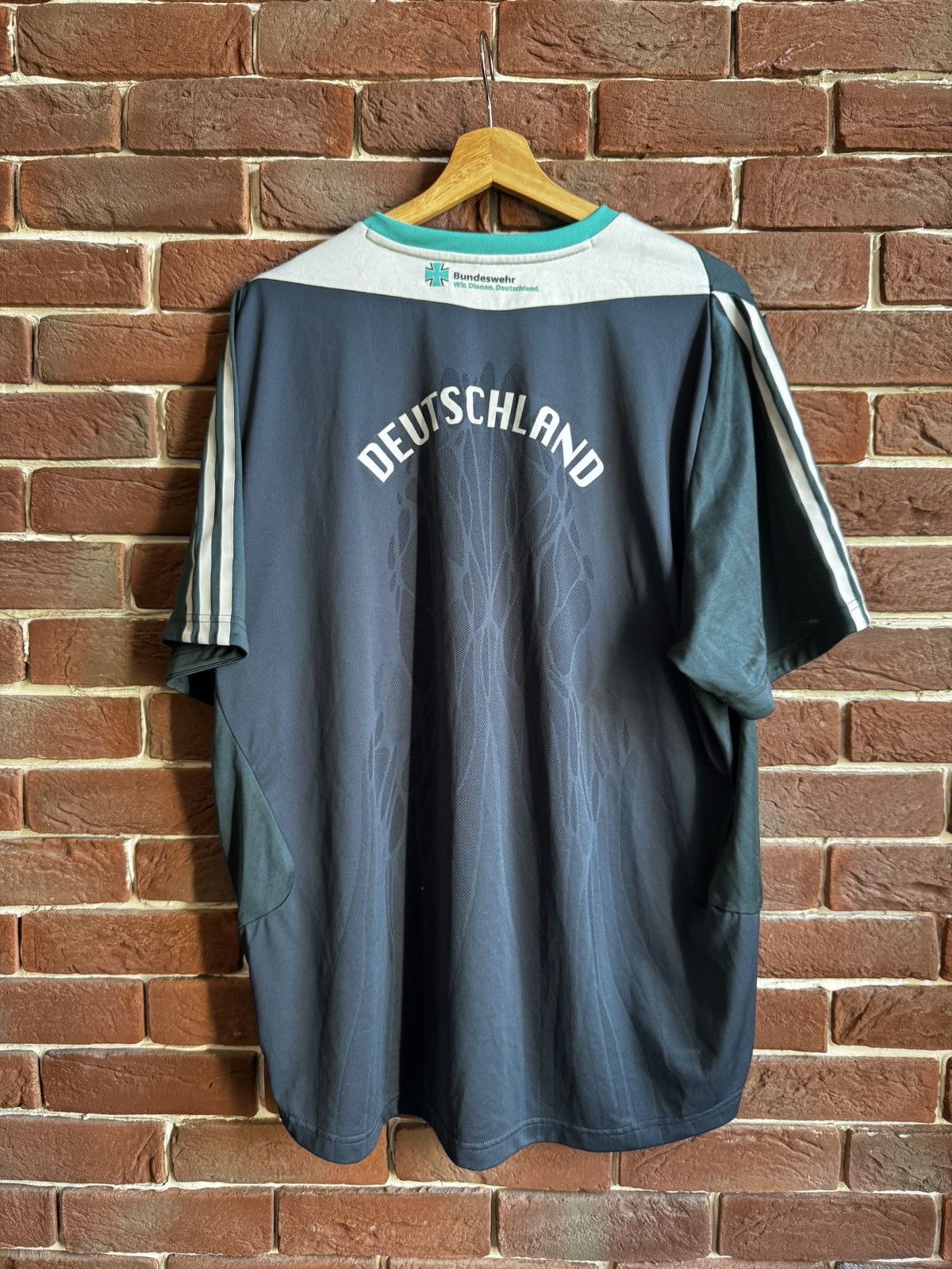 Vintage Rare Vintage 00s Germany Bundeswehr Jersey Adidas Soccer Size US XL / EU 56 / 4 - 2 Thumbnail