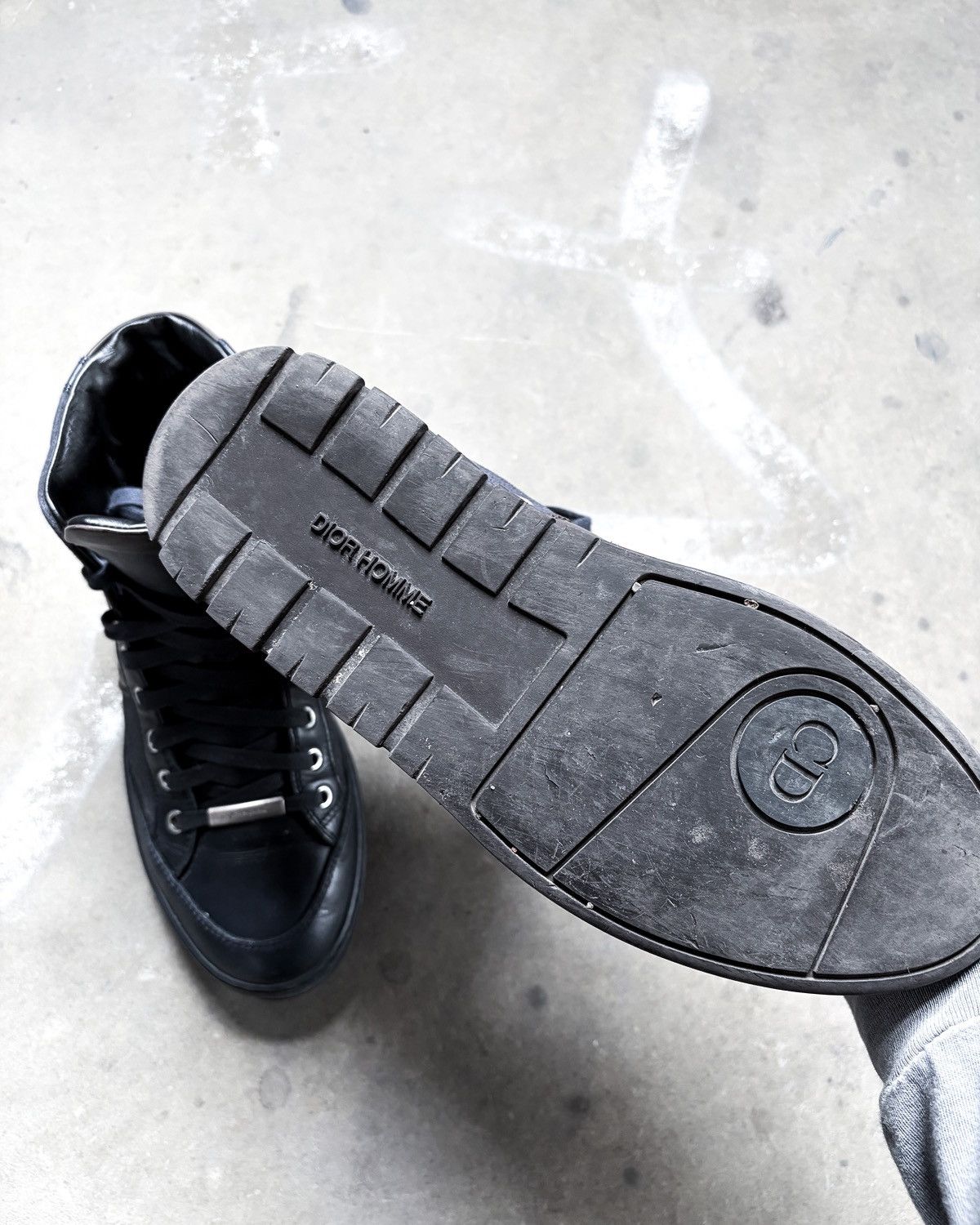 Dior A/W11 GAT HIGH TOP B18 SNEAKERS Size US 7 / EU 40 - 6 Thumbnail