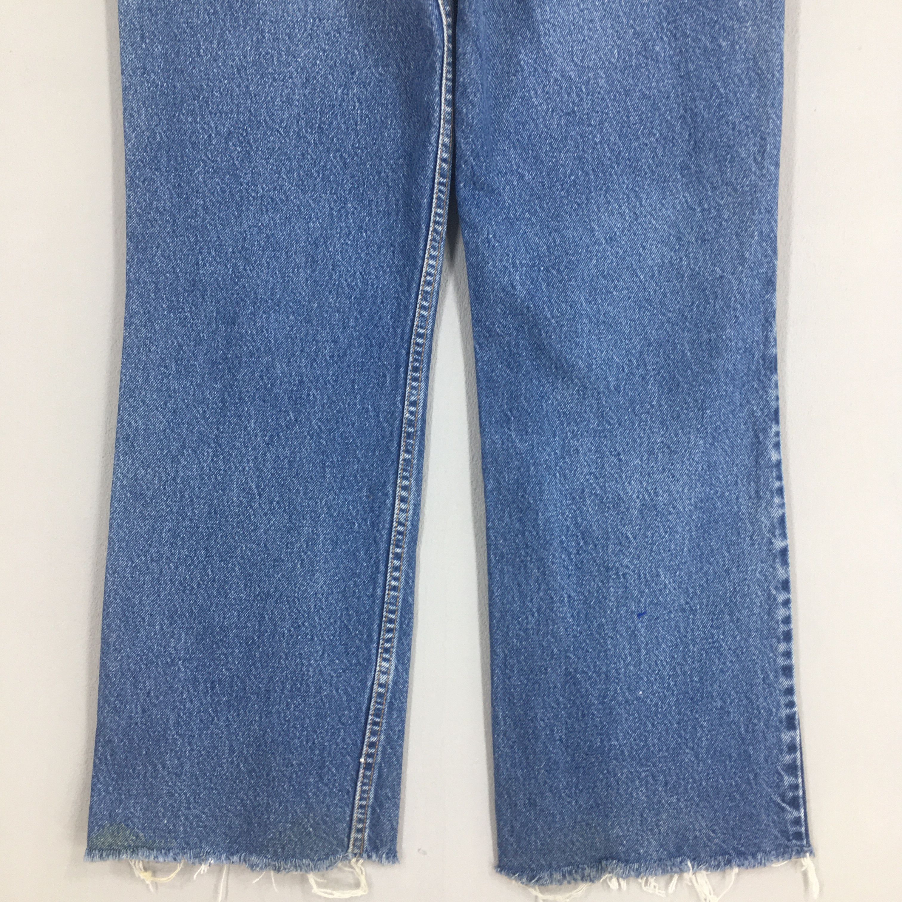 Levi's 32x28.5 80's Levi's 517 Bootcut Bell Bottom Jeans S1983 Size 32" / US 10 / IT 46 - 11 Thumbnail