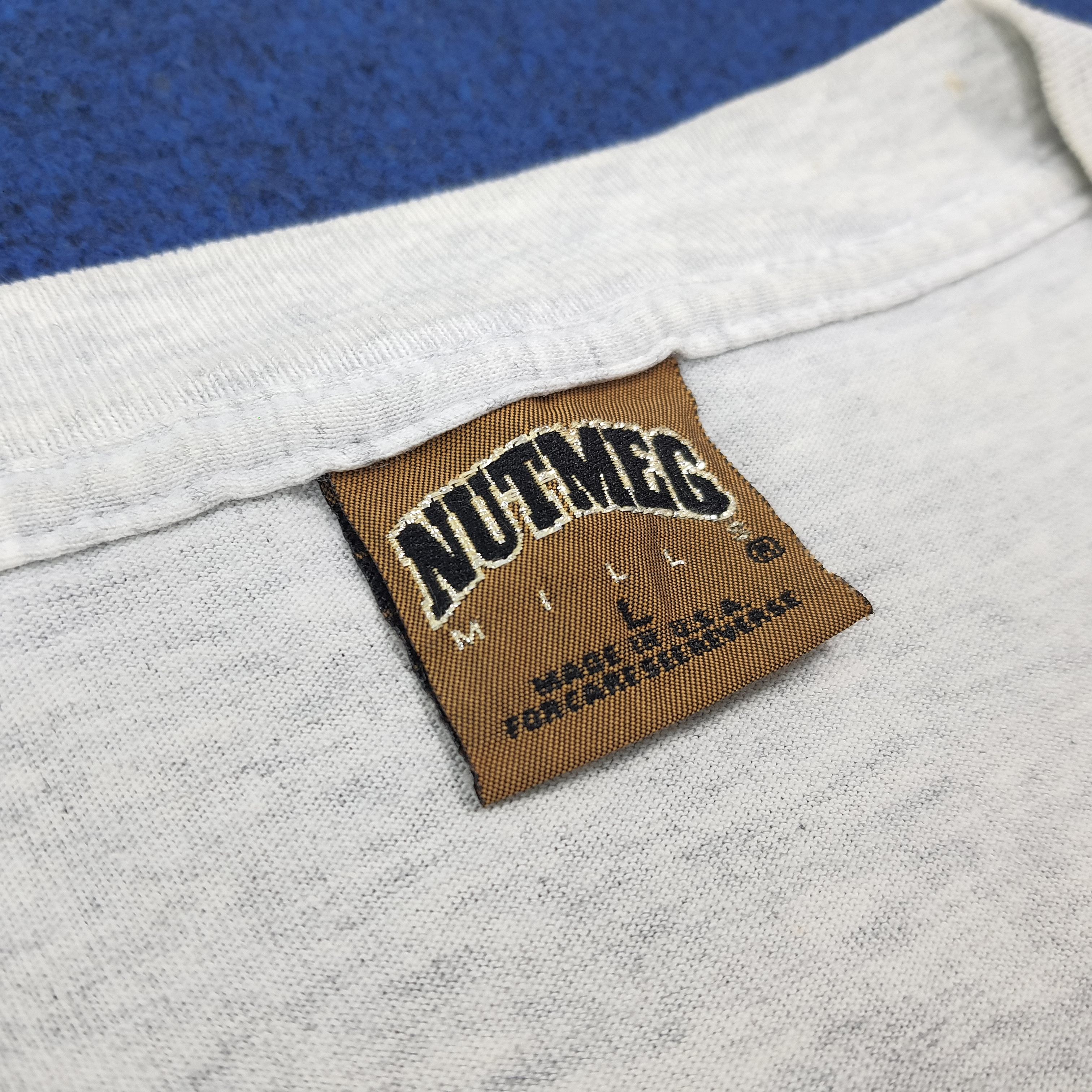 Nutmeg Vintage Nutmeg 90s MLB Hideo Nomo LA Dodgers T-Shirt C276N6 Size US L / EU 52-54 / 3 - 5 Thumbnail