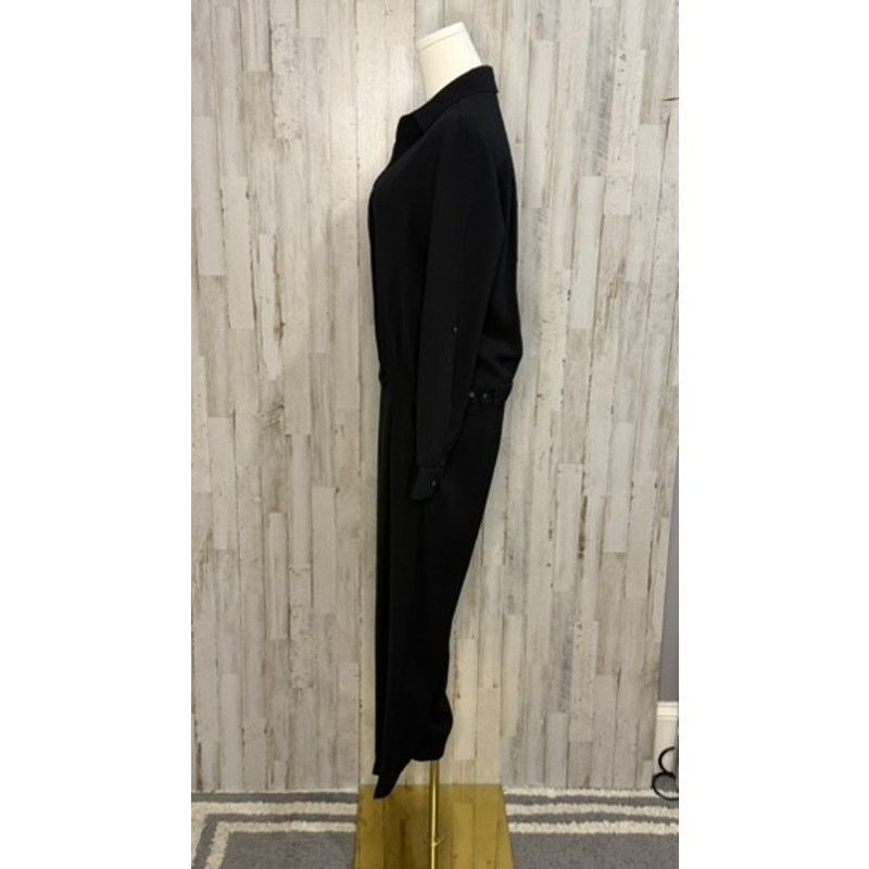Vince Vince Women's Black Long Sleeve Jumpsuit Size 6 Formal Size 28" / US 6 / IT 42 - 4 Thumbnail
